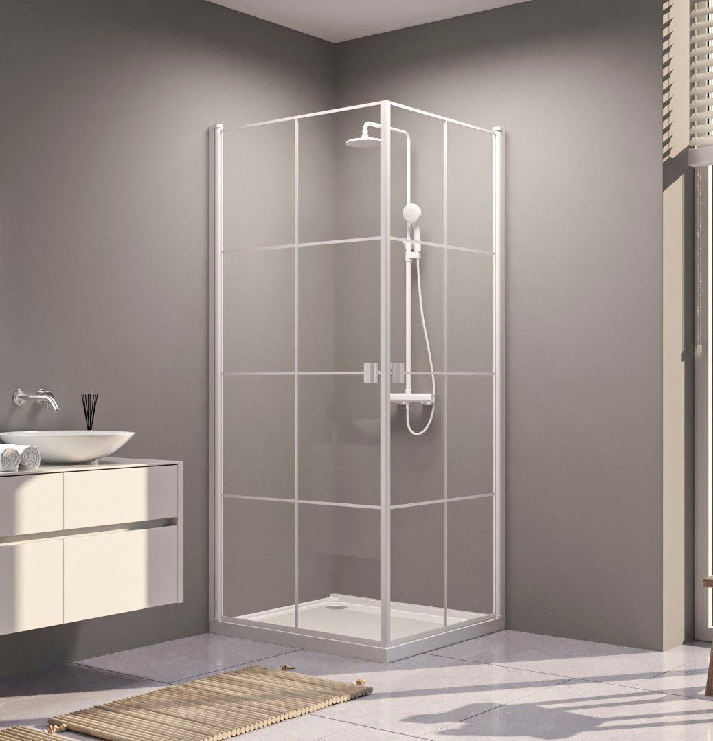 Marwell Hoekdouchecabine Clean line met hoekingang, 90 cm x 90 cm