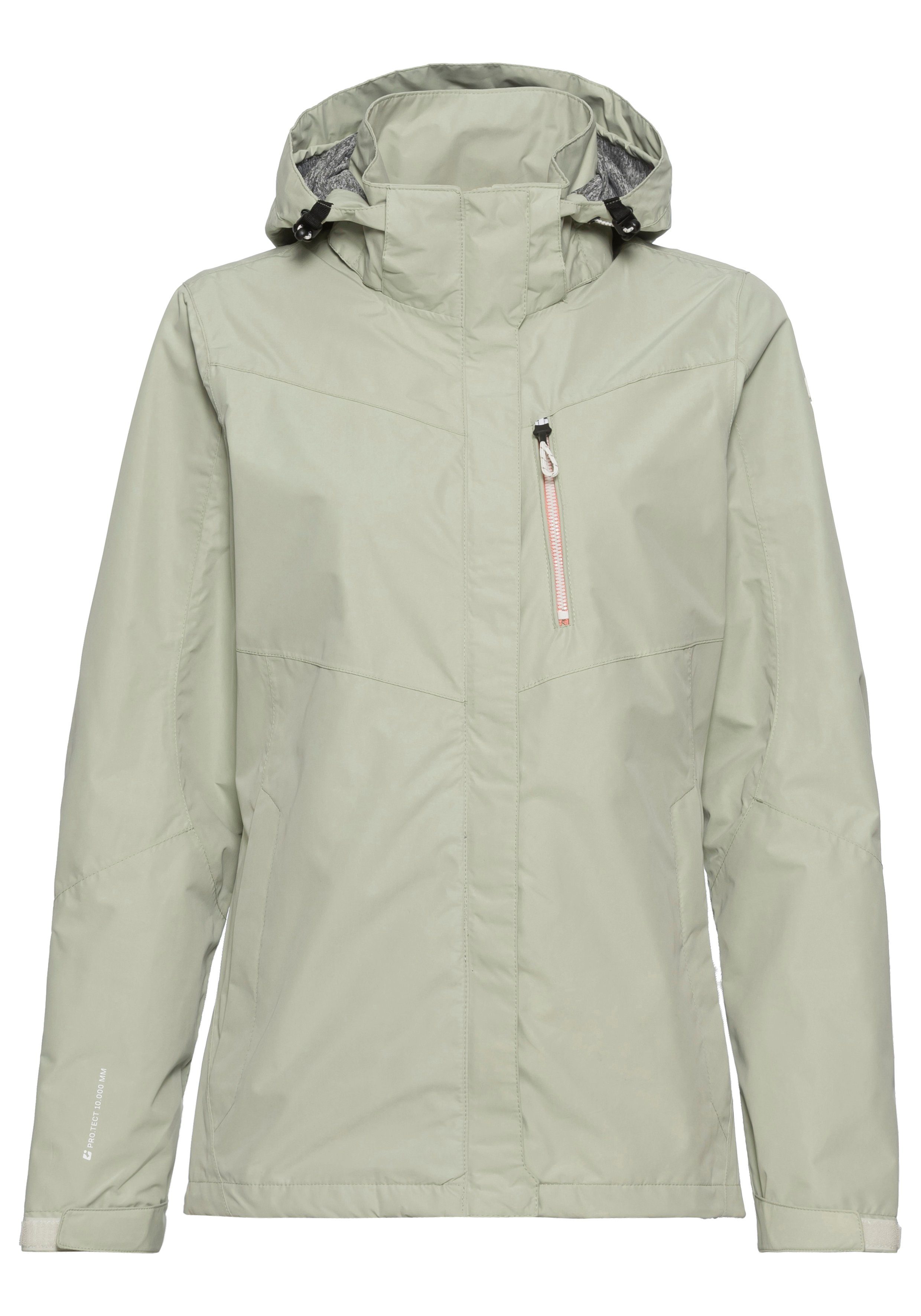 Killtec Regenjack Water- & winddicht & licht & afneembare capuchon