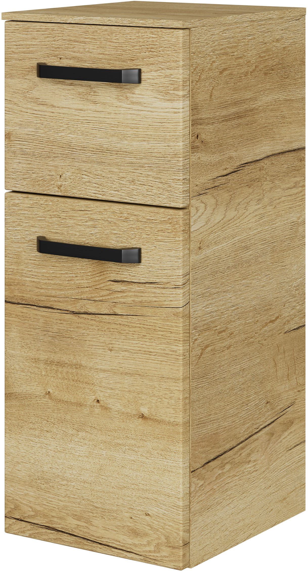 Saphir Badmeubelset Serie 4010 4-delig keramische wastafel met LED-spiegelkast (set)
