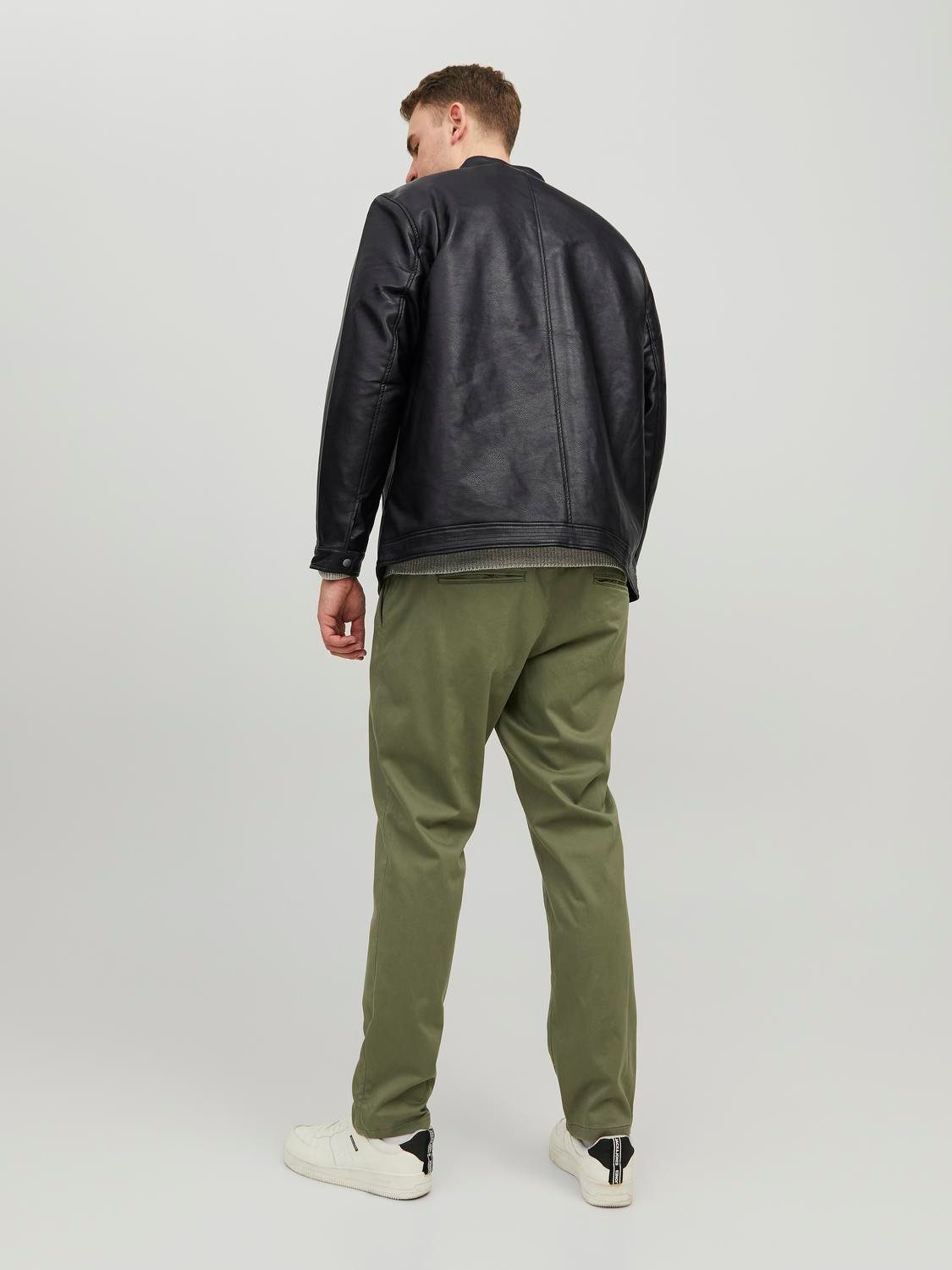 Jack & Jones PlusSize Bikerjack JJEROCKY CLEAN JACKET NOOS PLS