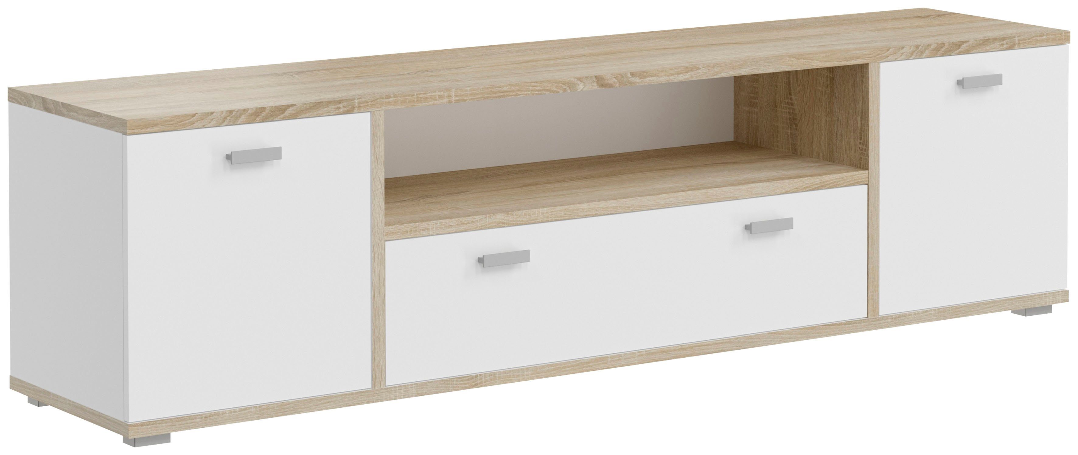 INOSIGN Tv-meubel Odense Breedte 181 cm lowboards wit