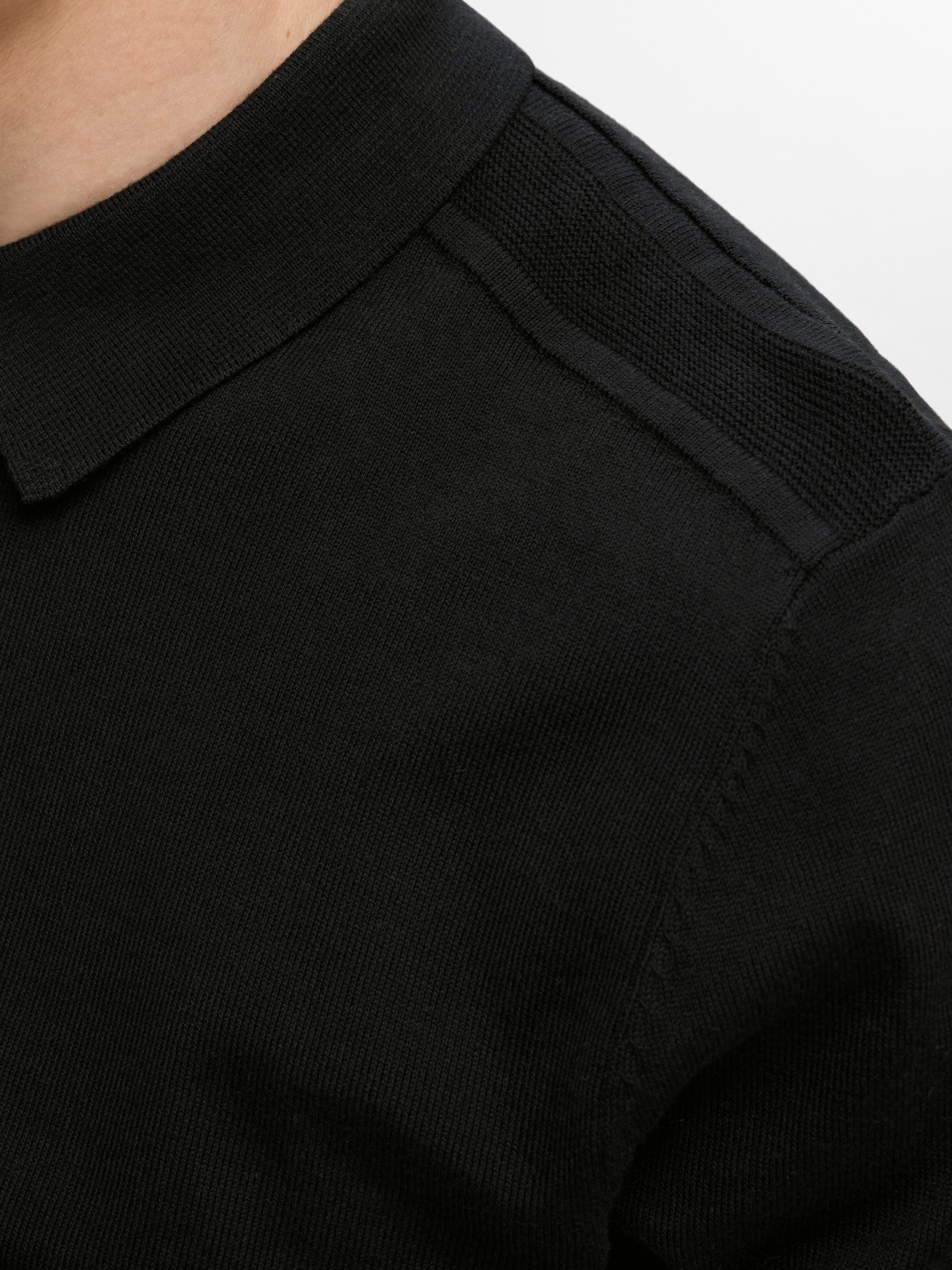 SELECTED HOMME Trui met polokraag SLHBERG LS HALF ZIP POLO NOOS