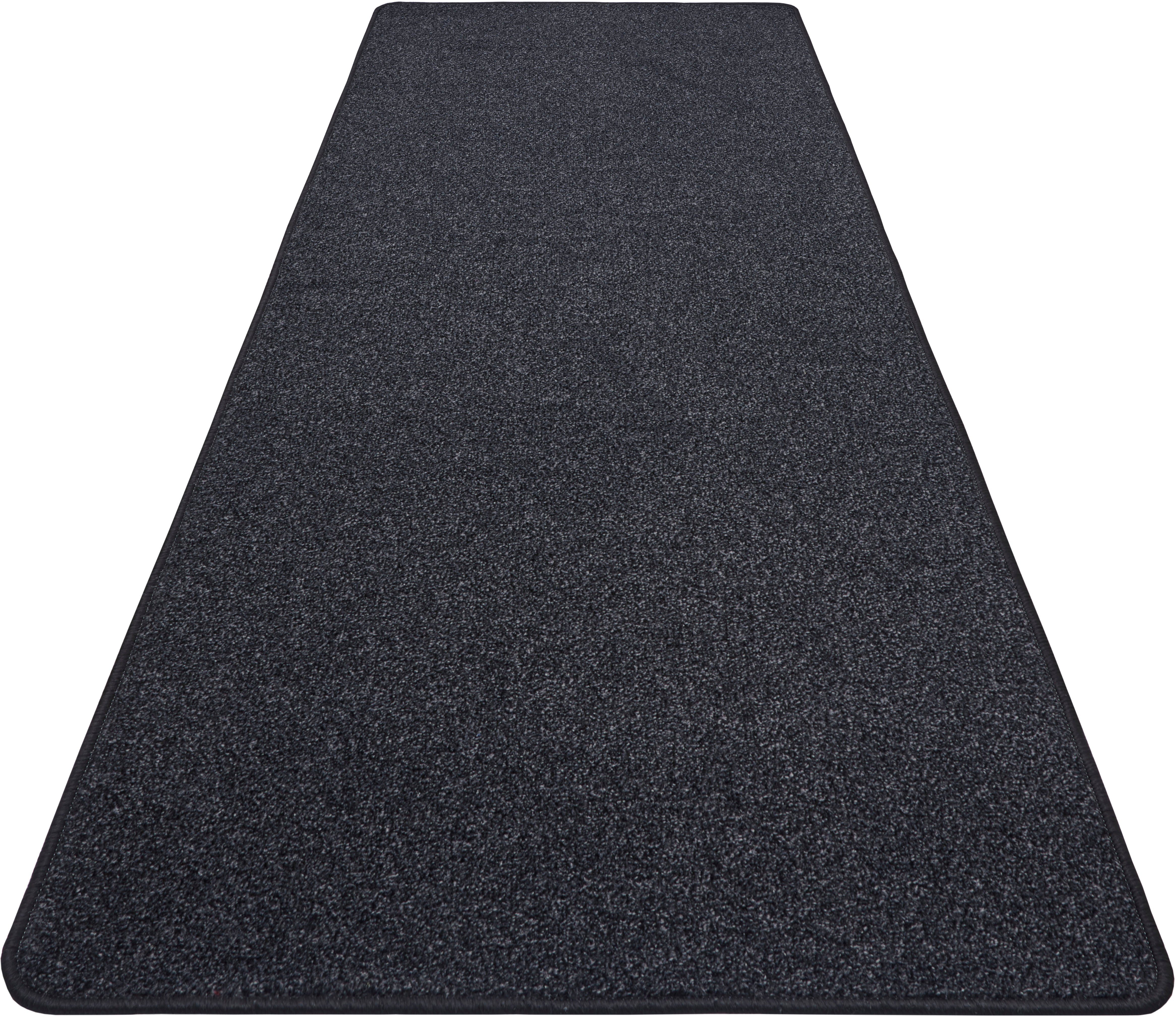 Hanse Home Exclusiv Loper Liberty Uni-gemêleerd, duurzaam, sterke kleuren, rondom gekleurde afwerking