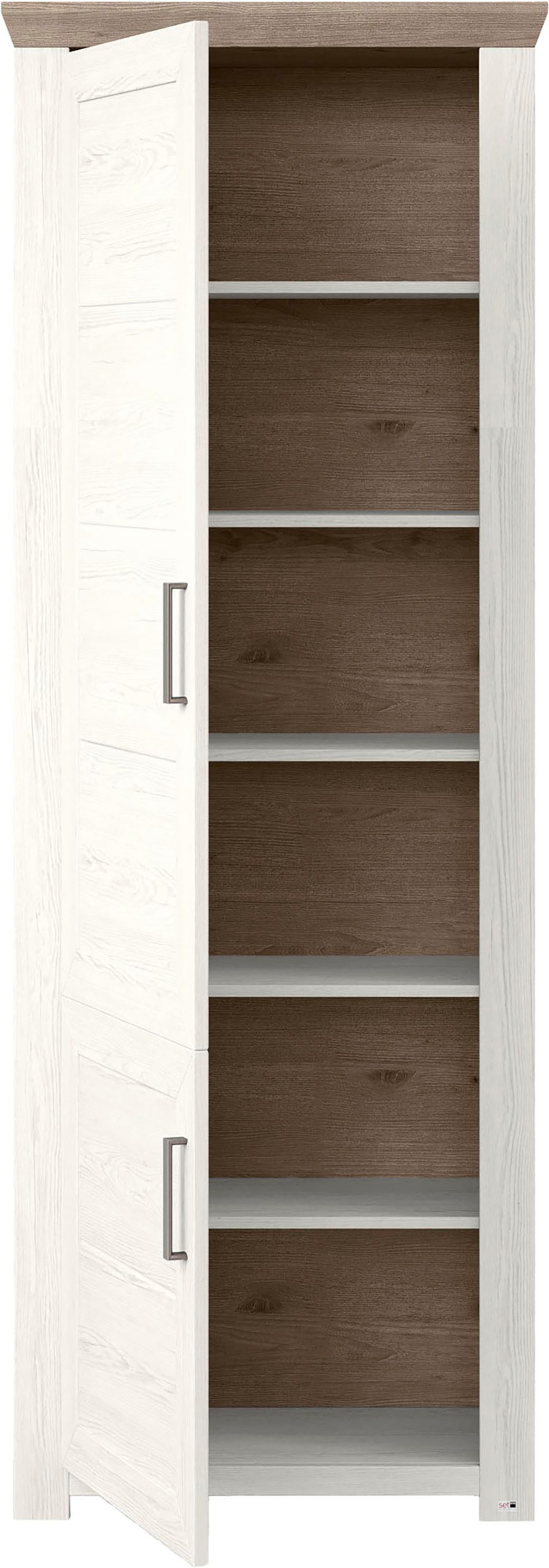 set one by Musterring Draaideurkast York Type 03, in 3 kleurvarianten, met handvat in zilverkleur, B 75 x H 207 cm