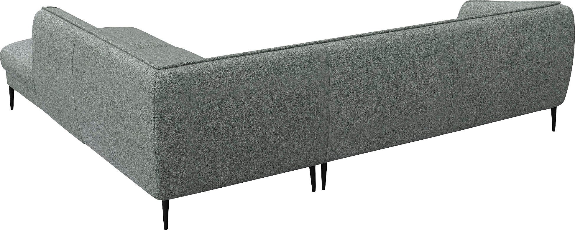 FLEXLUX Hoekbank Belle designbank, L-vorm, BxD 268x209 cm Scandinavisch design, in een sublieme verwerking