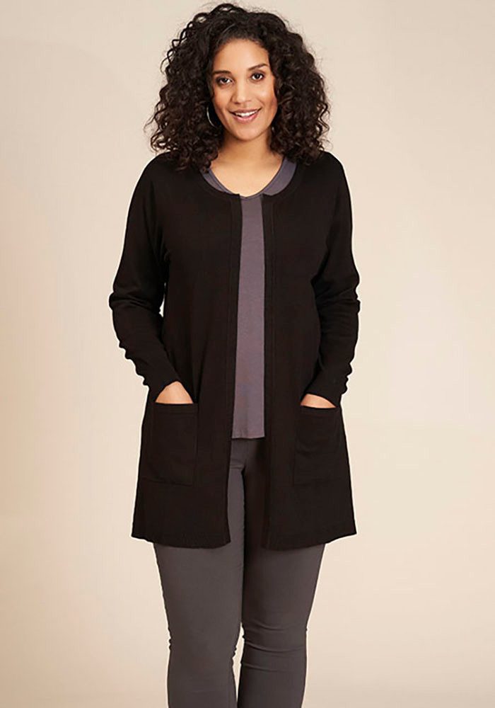 SANDGAARD Cardigan Helsinki in gemêleerde look