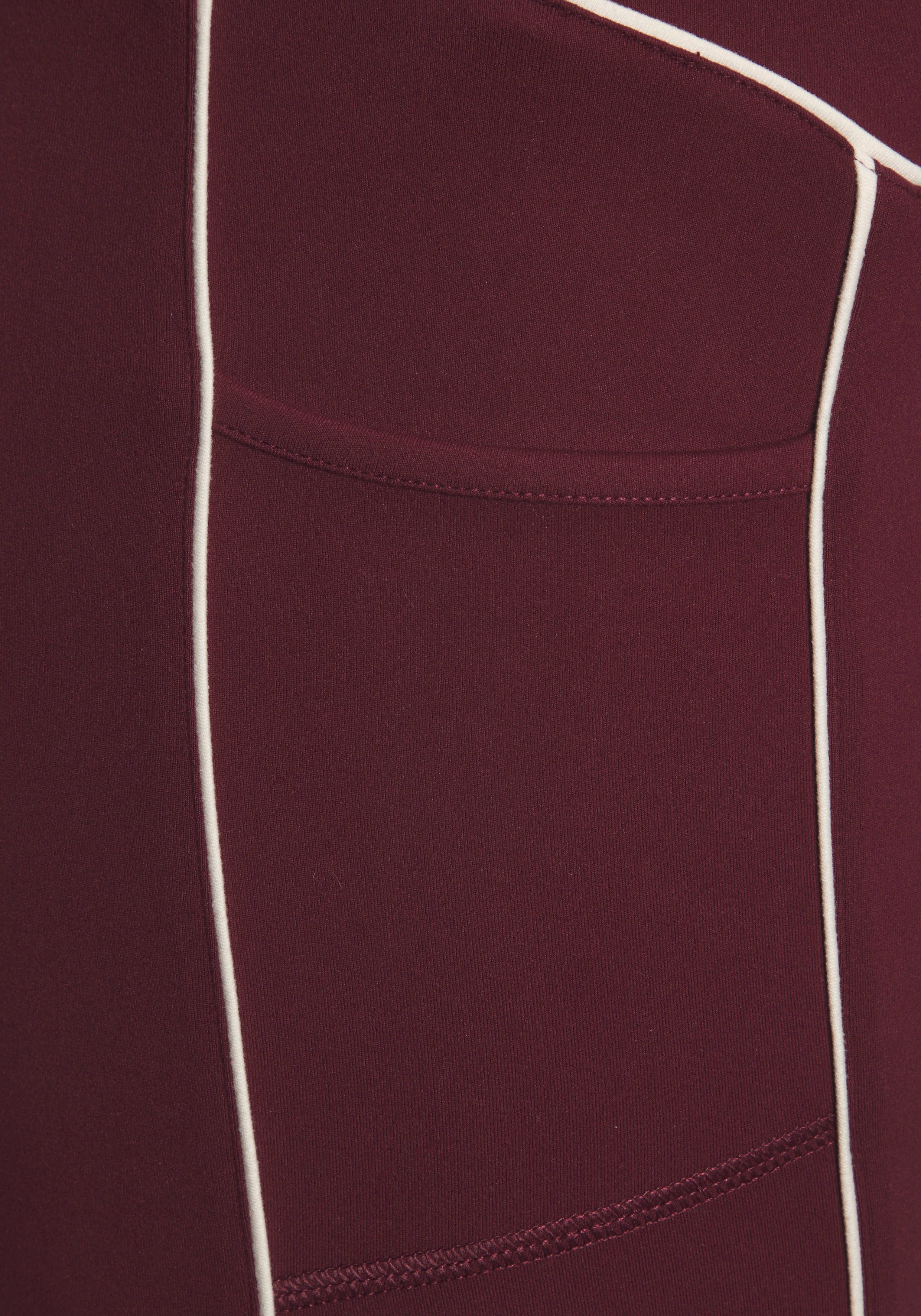 Copenhagen Studios Sportbroek met paspels en logoprint