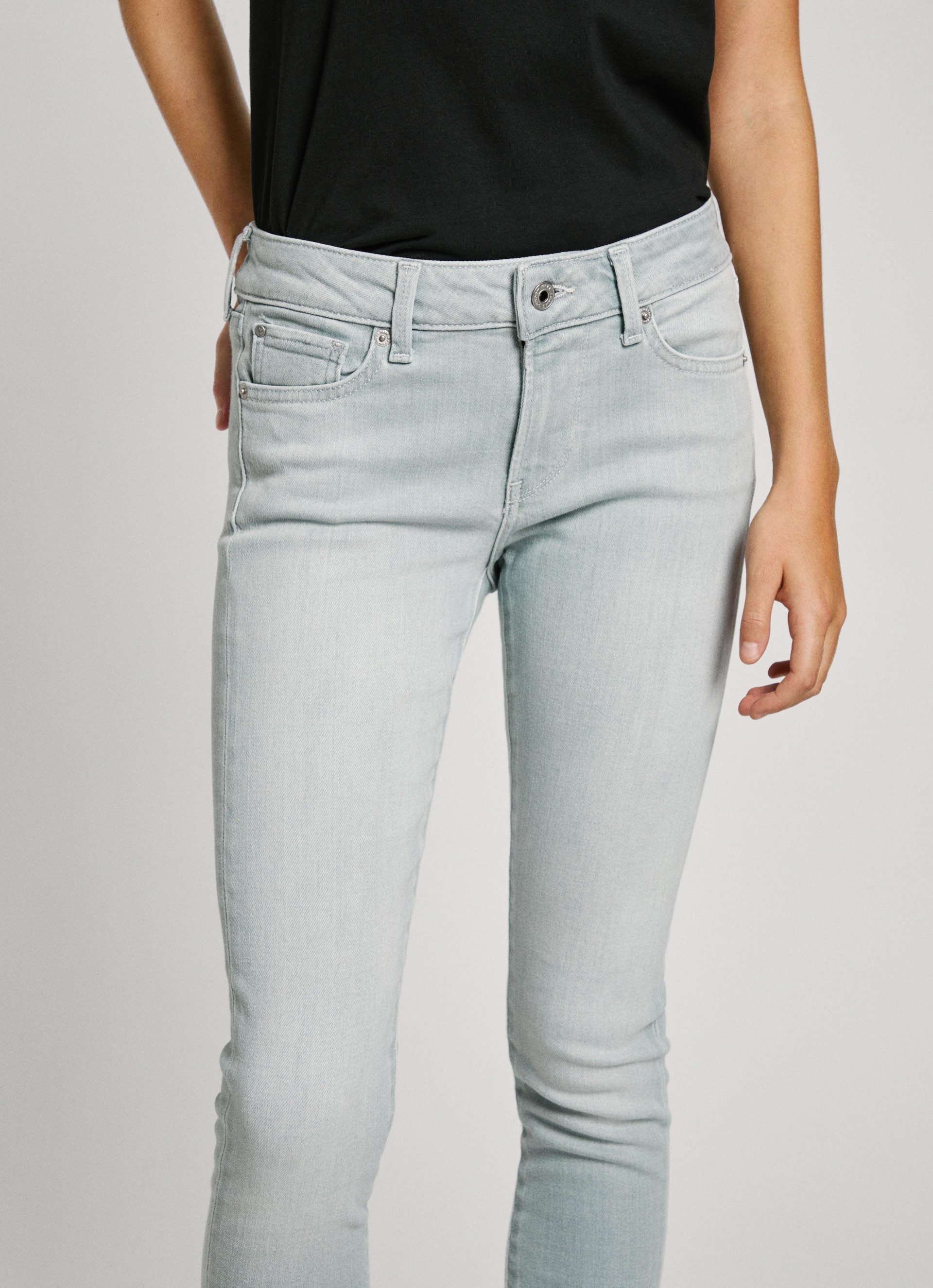 Pepe Jeans Skinny fit jeans SKINNY JEANS LW in verschillende wassingen