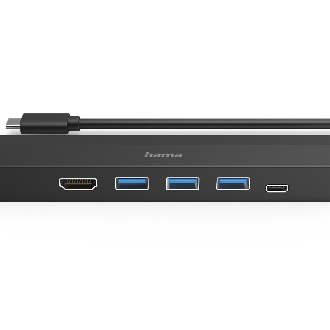 Hama USB-adapter USB-C multiport hub voor laptop met 6 poorten, USB-A, USB-C, HDMI, LAN (1 stuk)
