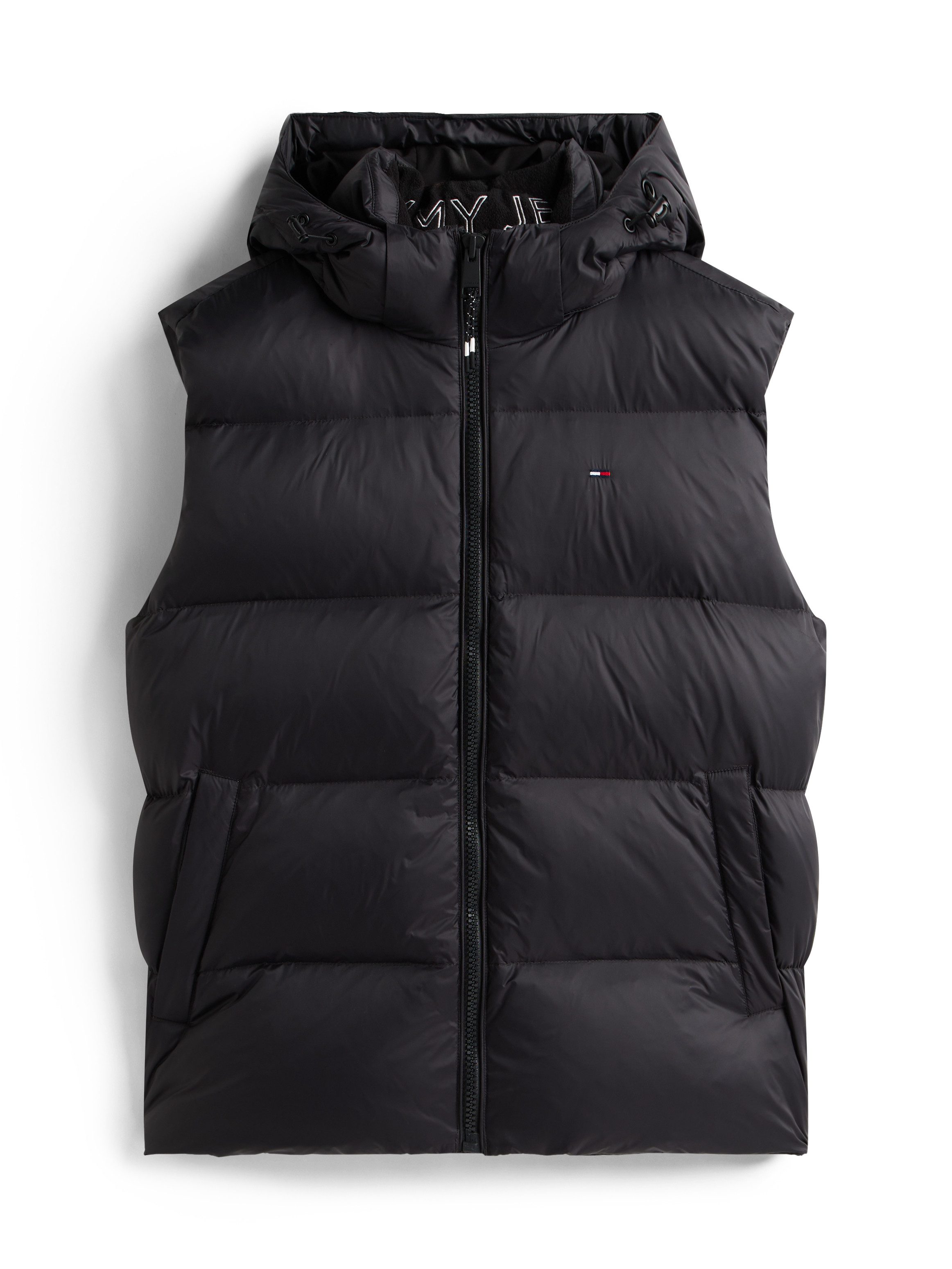 TOMMY JEANS Bodywarmer TJM ESSENTIAL DOWN VEST EXT afneembare capuchon met trekkoord