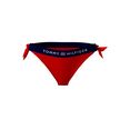 tommy hilfiger swimwear bikinibroekje opzij te strikken rood