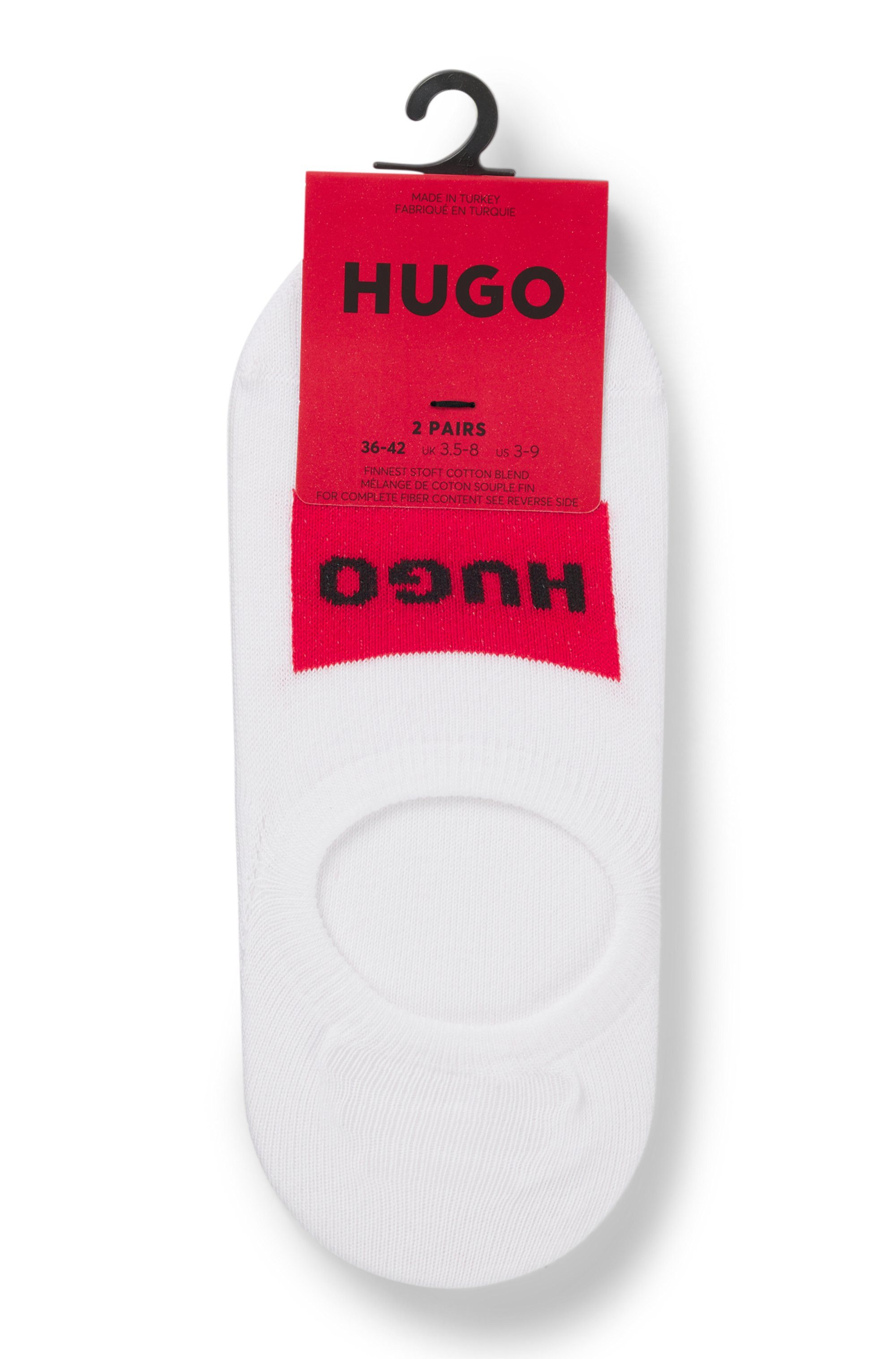 HUGO underwear Vrijetijdssokken 2P LOW CUT LABEL CC W (2 paar)