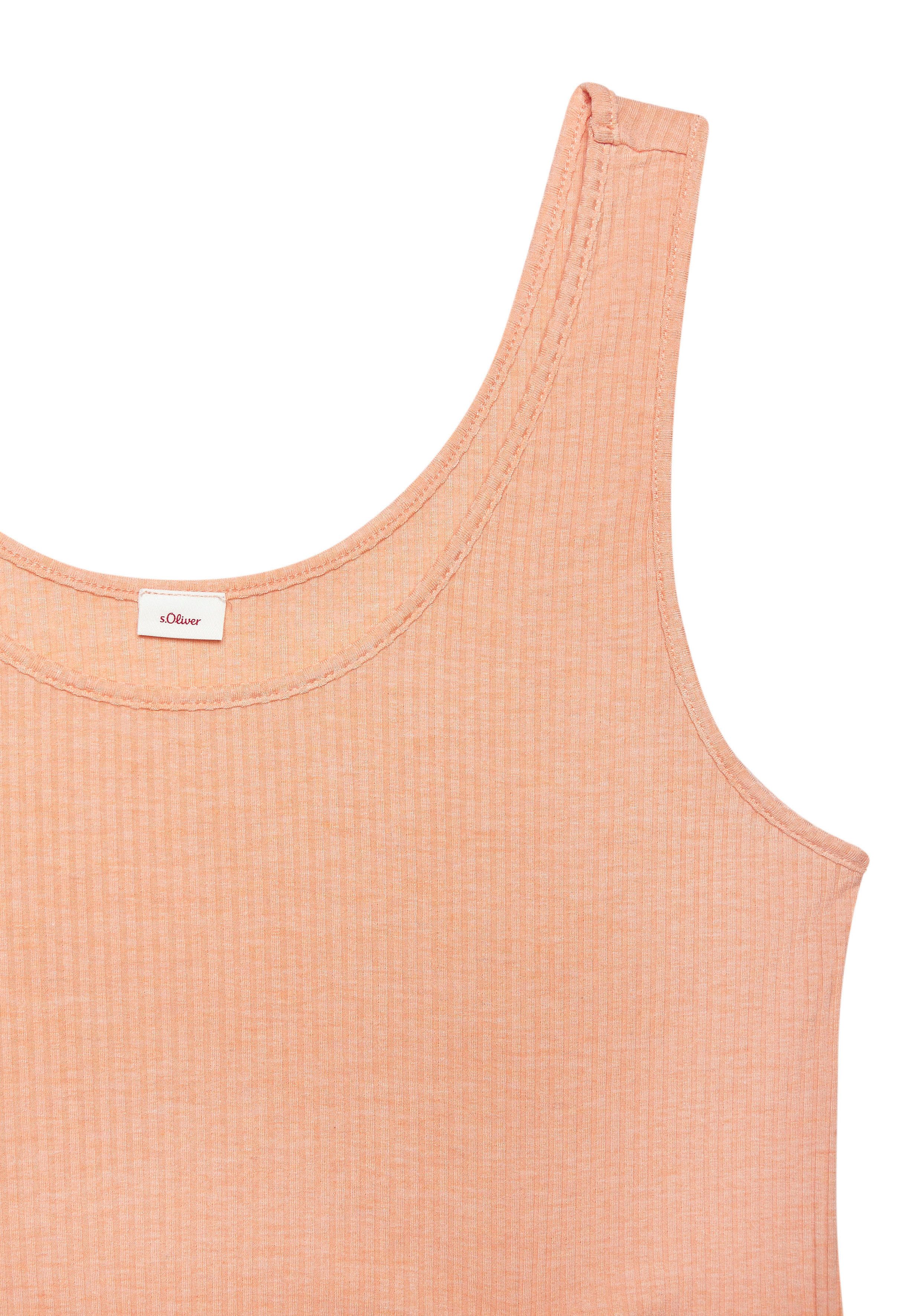 s.Oliver RED LABEL Beachwear Pyjama top elastisch ribmateriaal