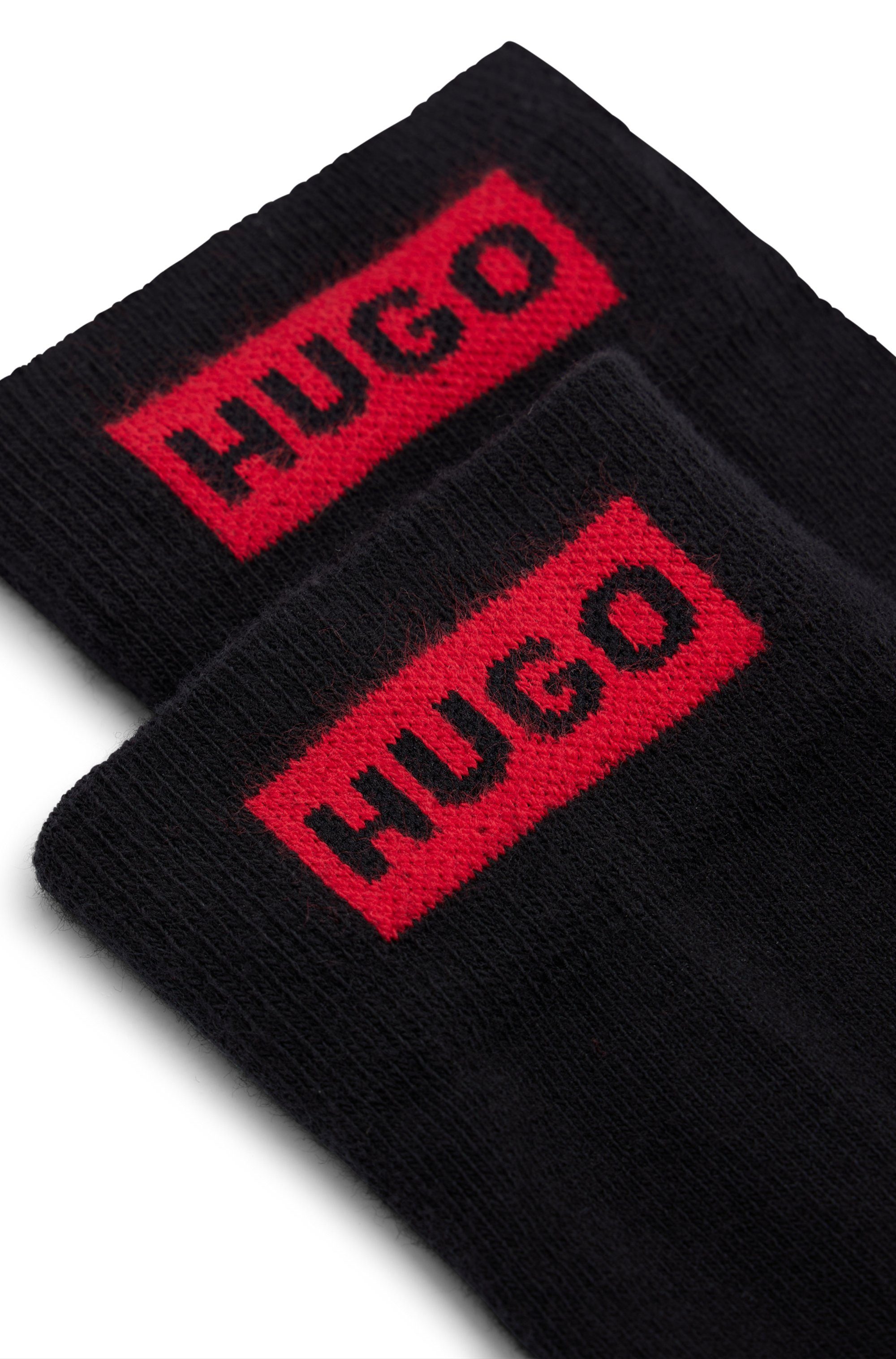HUGO underwear Business-sokken 2P RS LABEL CC W met geborduurd merklabel (set, 2 paar, 2 stuks)