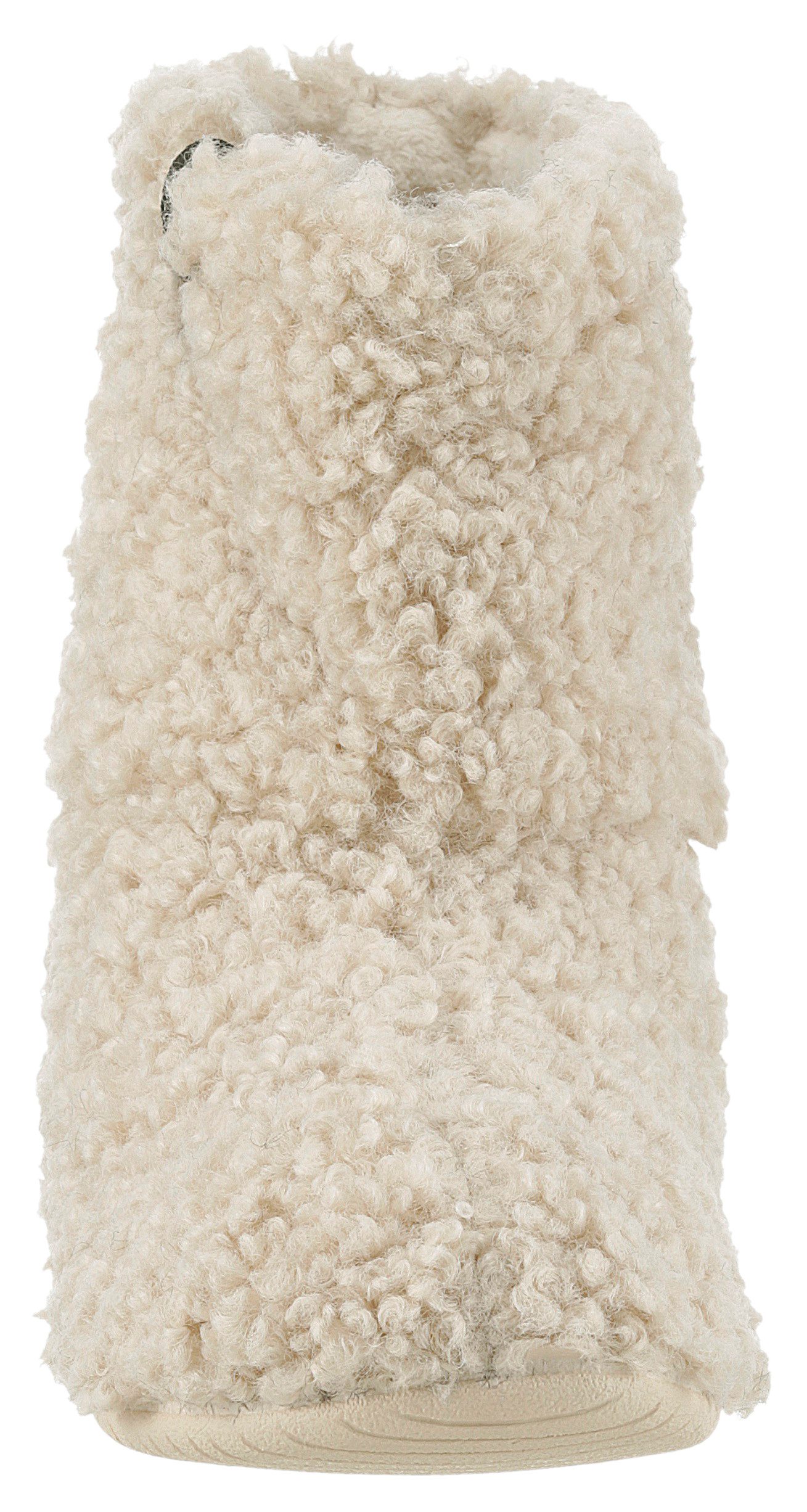 VERBENAS Pantoffels Yaiza Curly homeslipper, instaplaarzen, pantoffel in knuffel-uitstraling