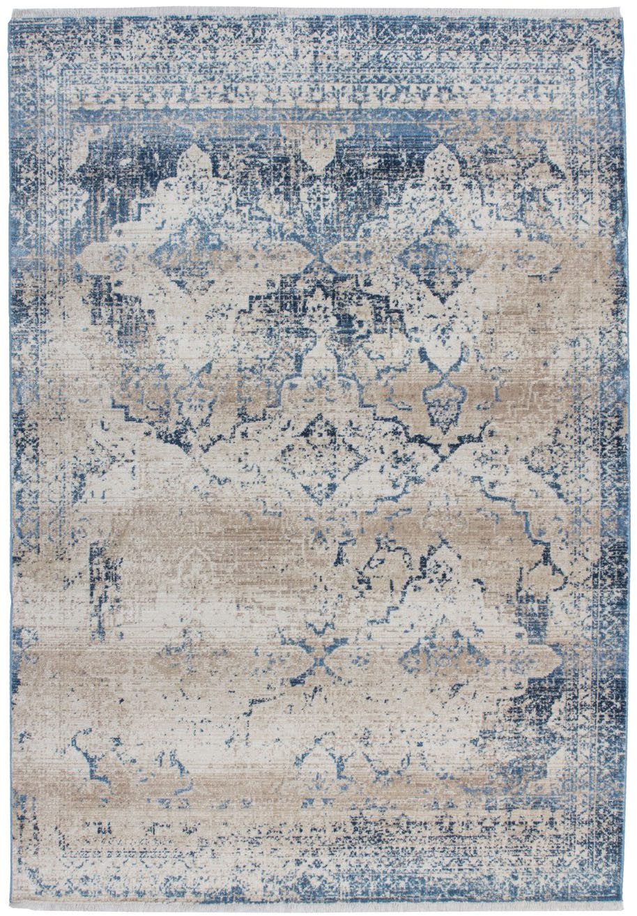 aRTE ESPINA Vloerkleed Antigua 525 Franjes tapijt in vintage-ontwerp, schitterend kleurenspel