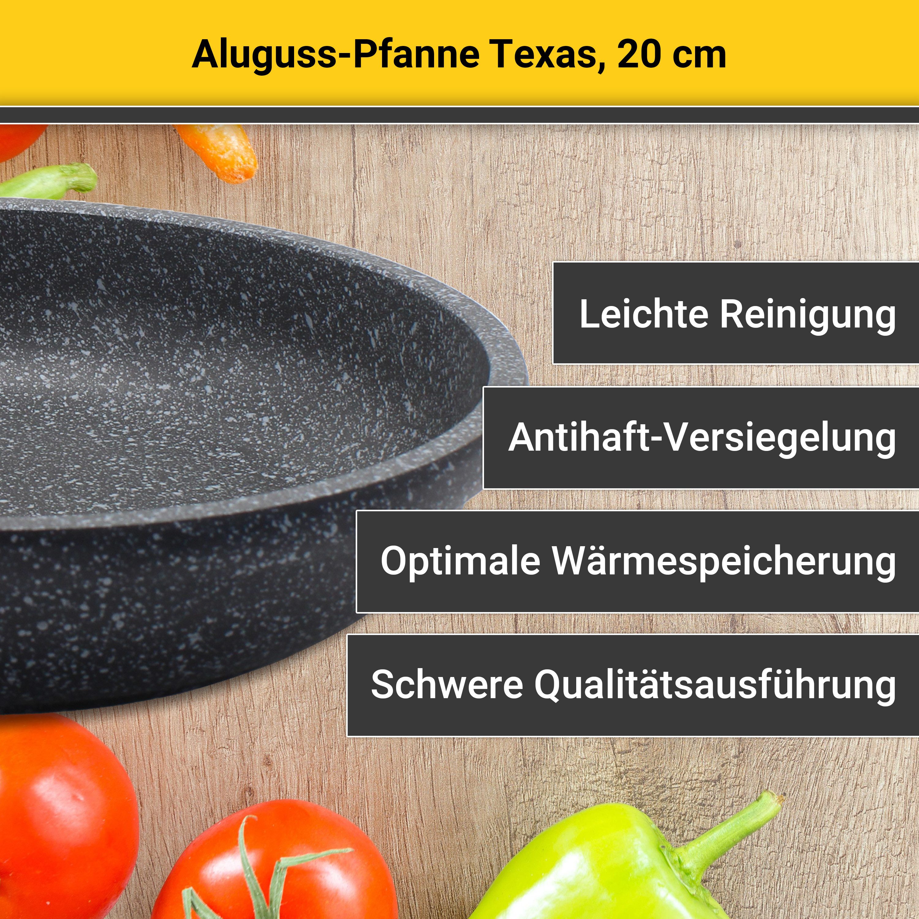 Krüger Koekenpan Gietaluminium koekenpan plat Texas (1-delig)