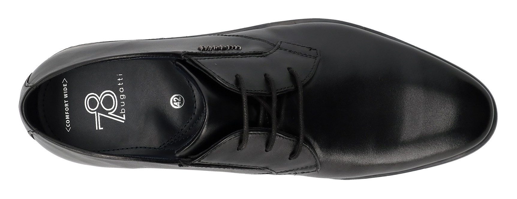 Bugatti Veterschoenen , blokhak, business schoen, avondschoen, feestelijke schoen met print