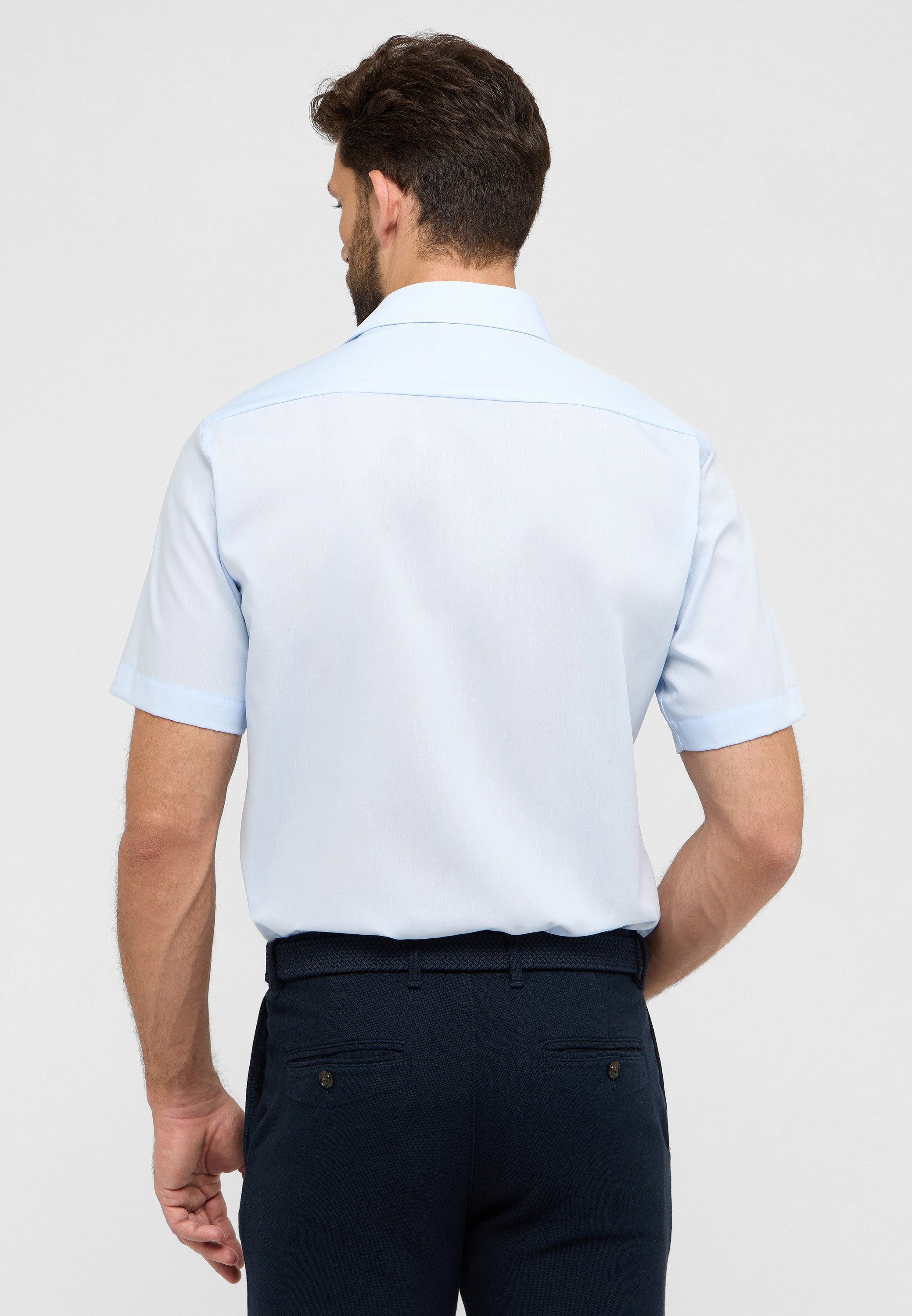 Eterna Overhemd met korte mouwen MODERN FIT NON IRON (strijkvrij)