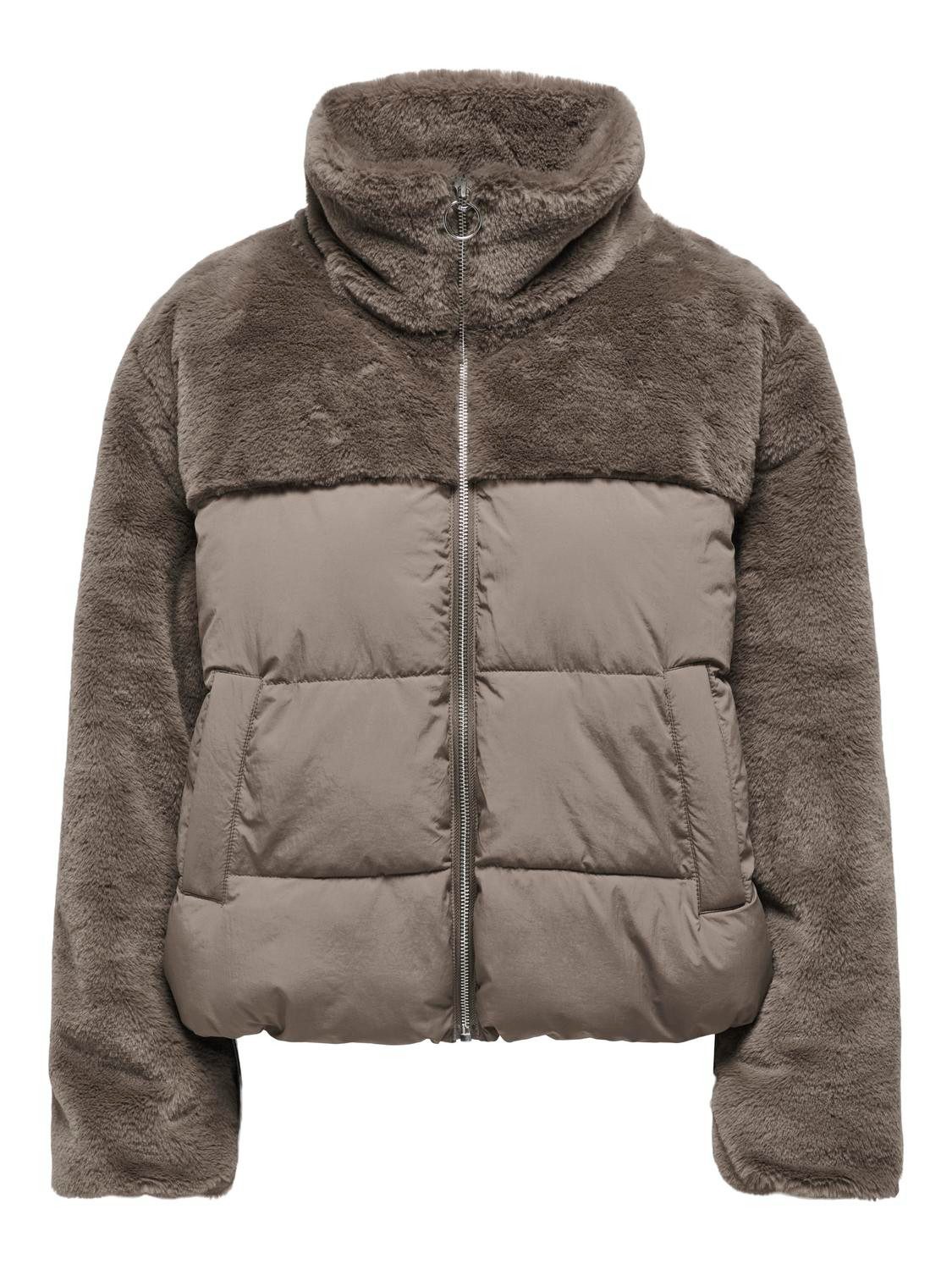 Only Gewatteerde jas ONLWANJA FUR PUFFER MIX JACKET CC OTW