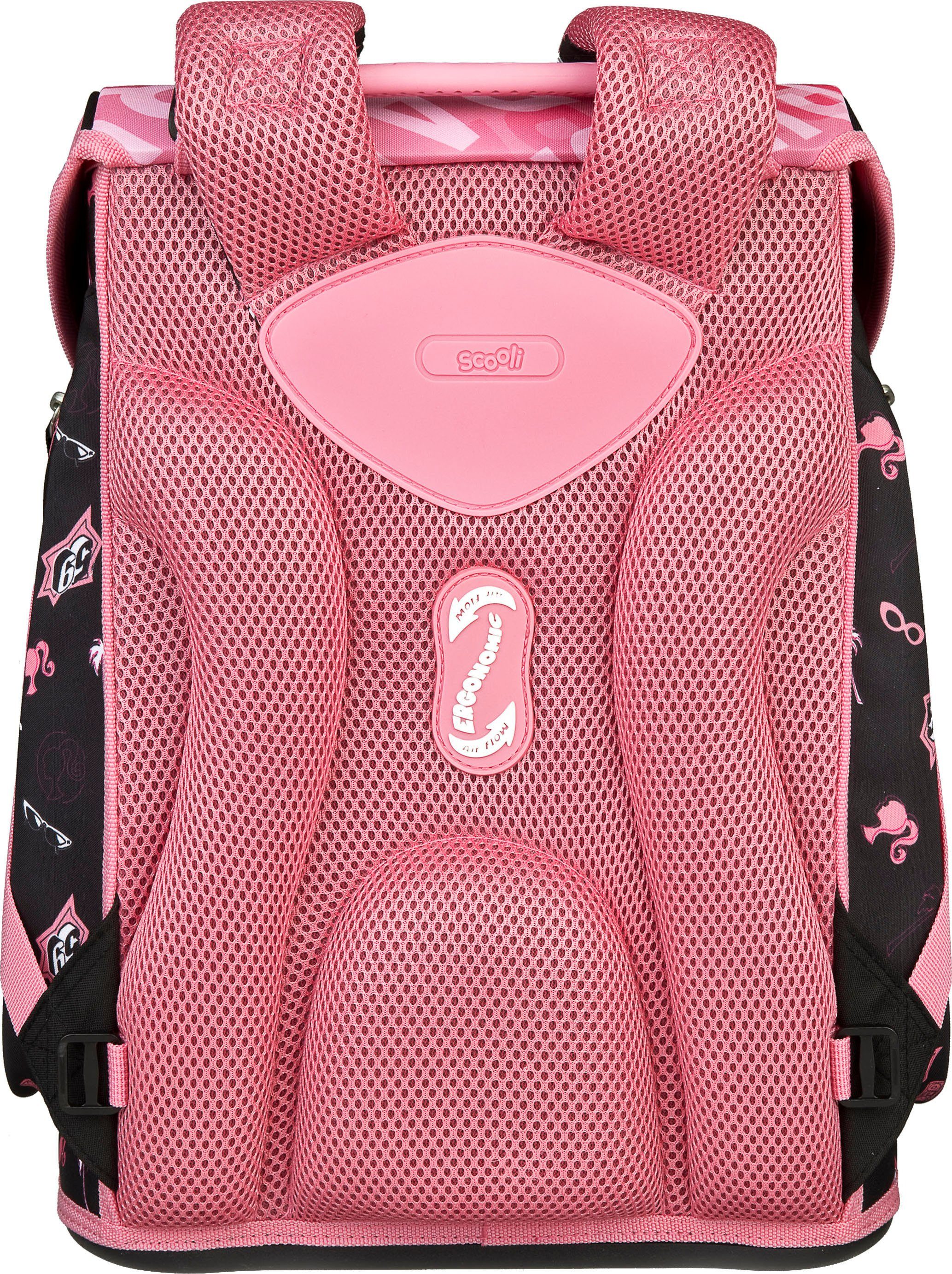Scooli Schooltas EasyFit, Barbie (5-delig)