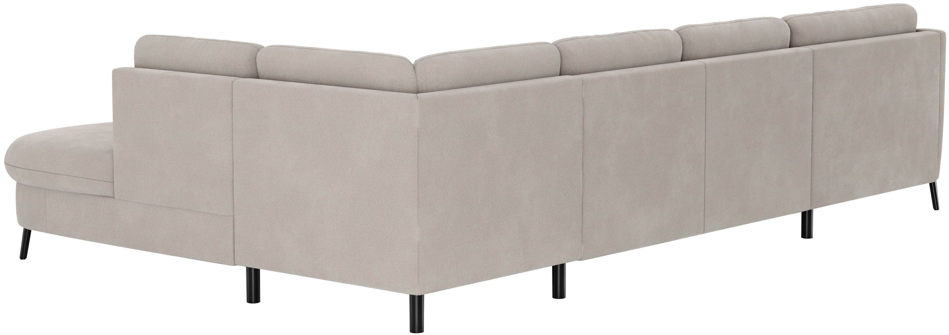 sit&more Zithoek Soul U-model optioneel met bed en bedlade