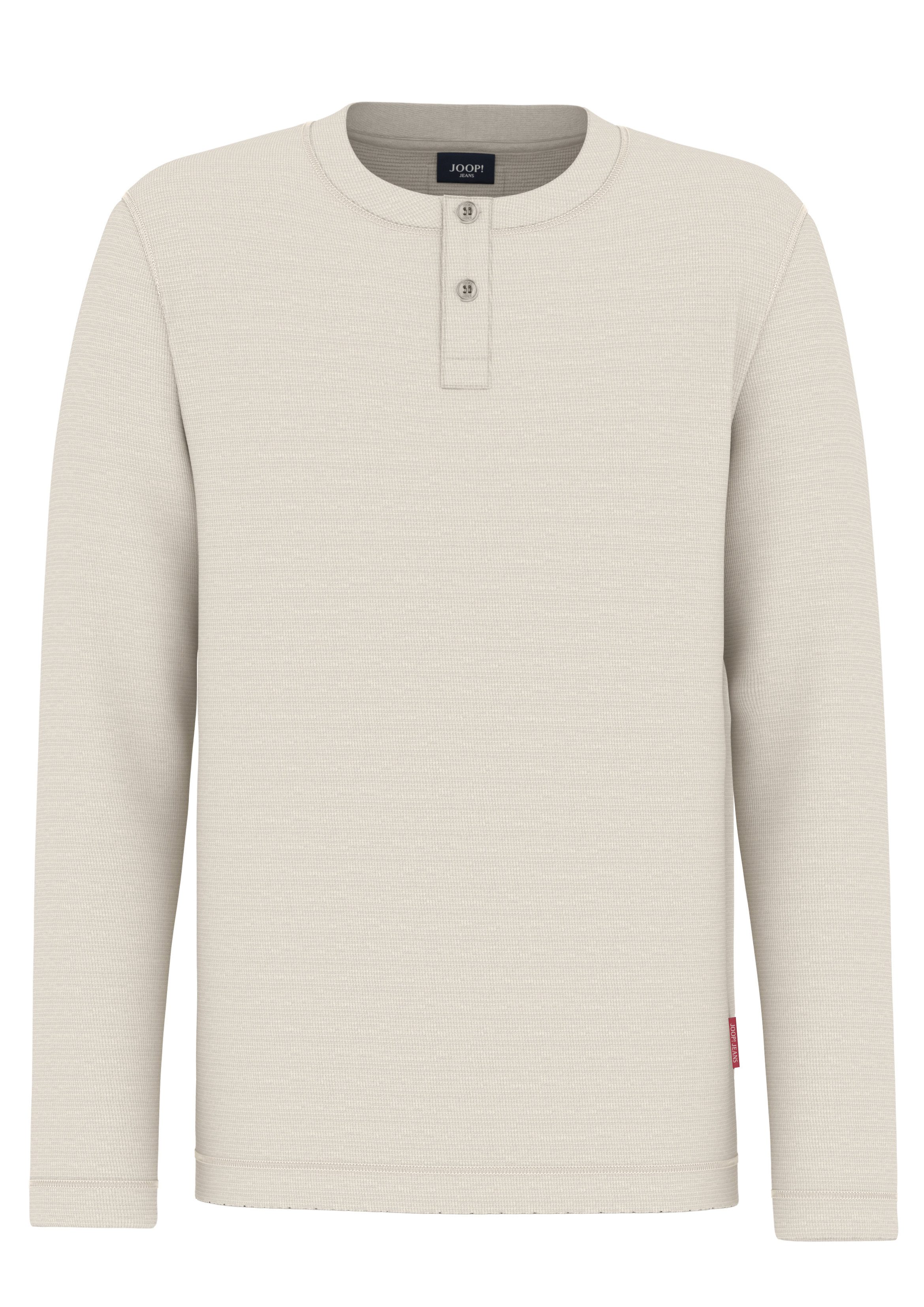 Joop Jeans Longsleeve Iram Label aan de zijkant van het lichaam, logopatch