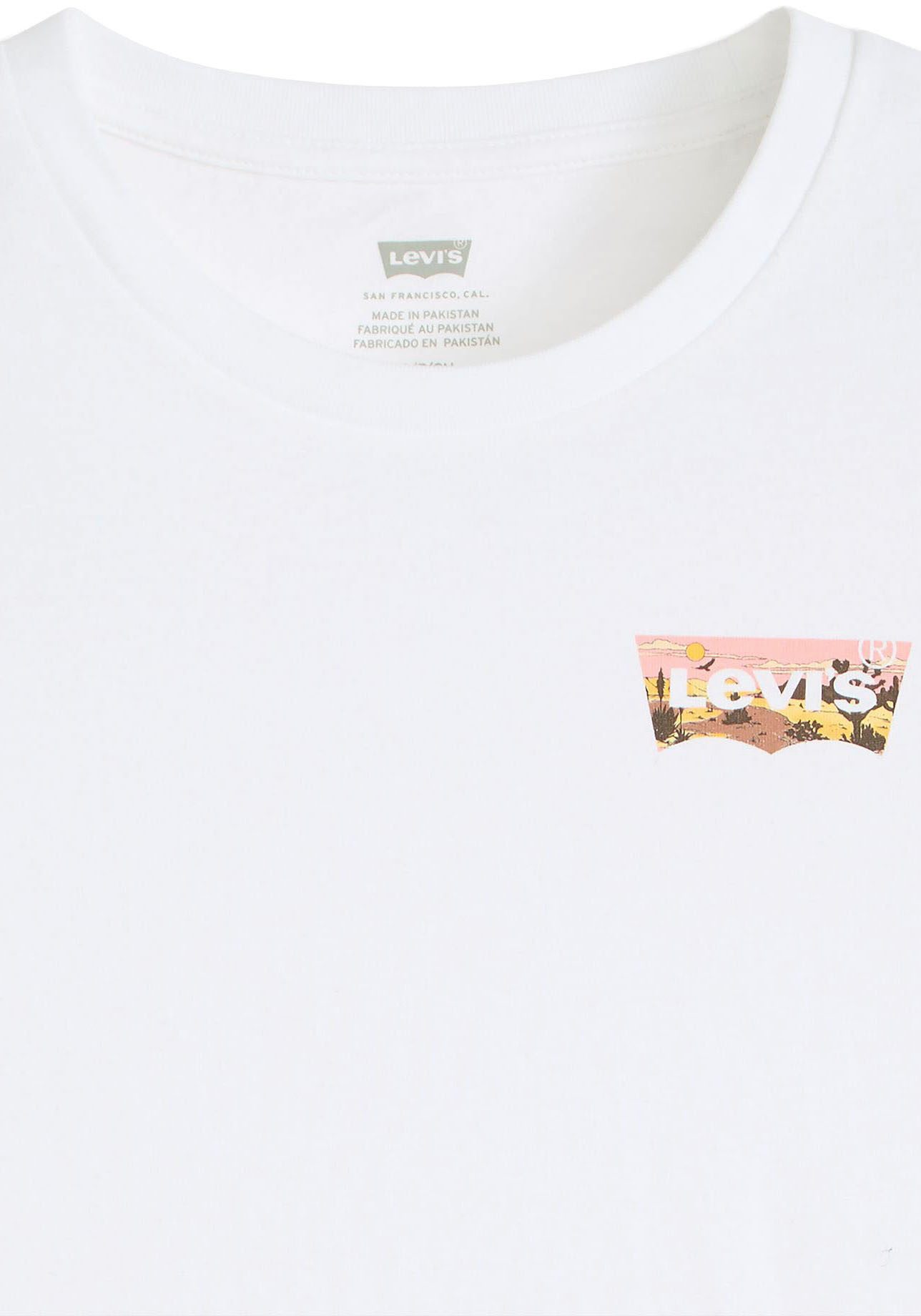 Levi's® T-shirt The Perfect Tee met batwing-logoprint