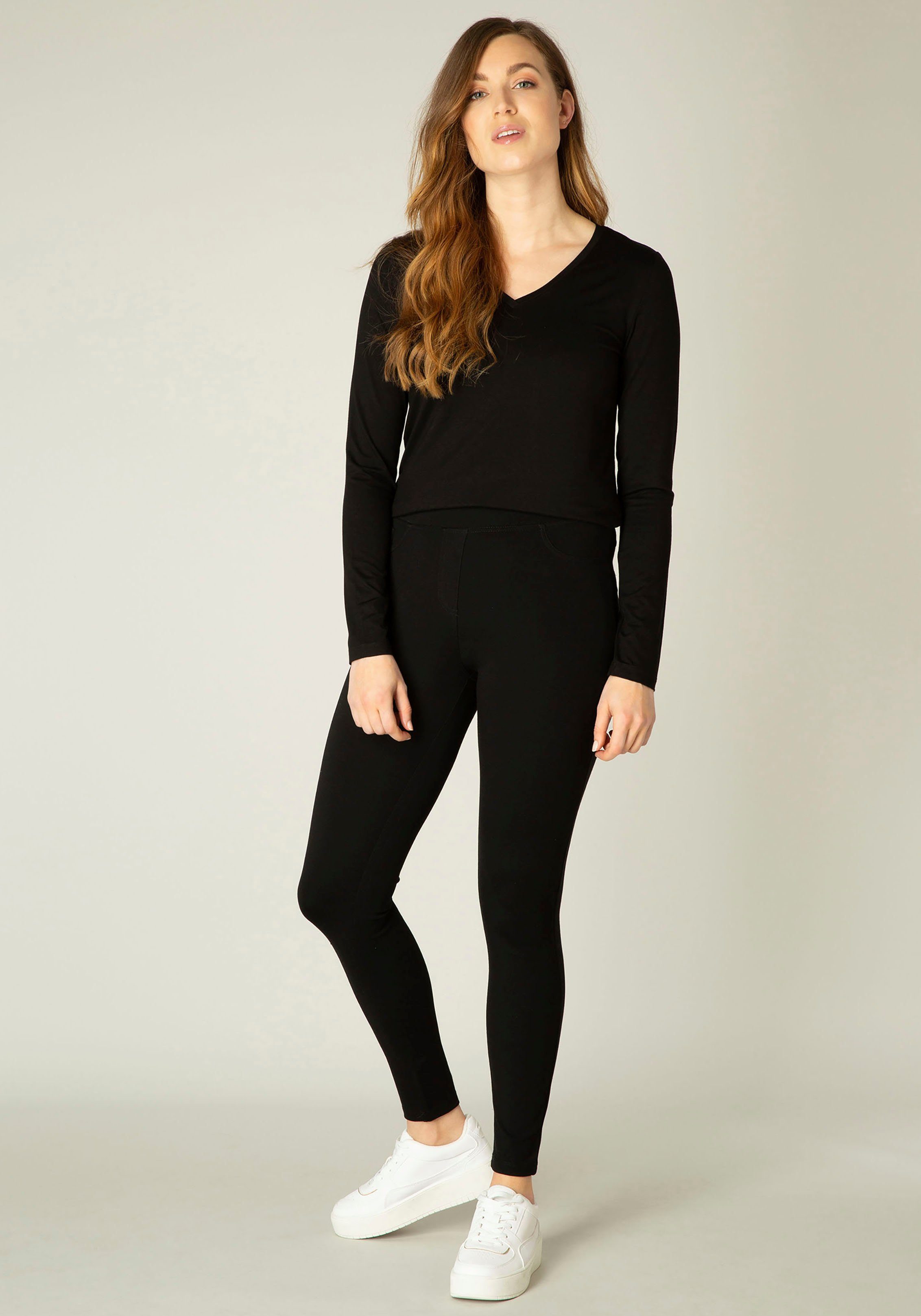 Base Level Jeggings Ornika Prettig materiaal in skinny fit-look