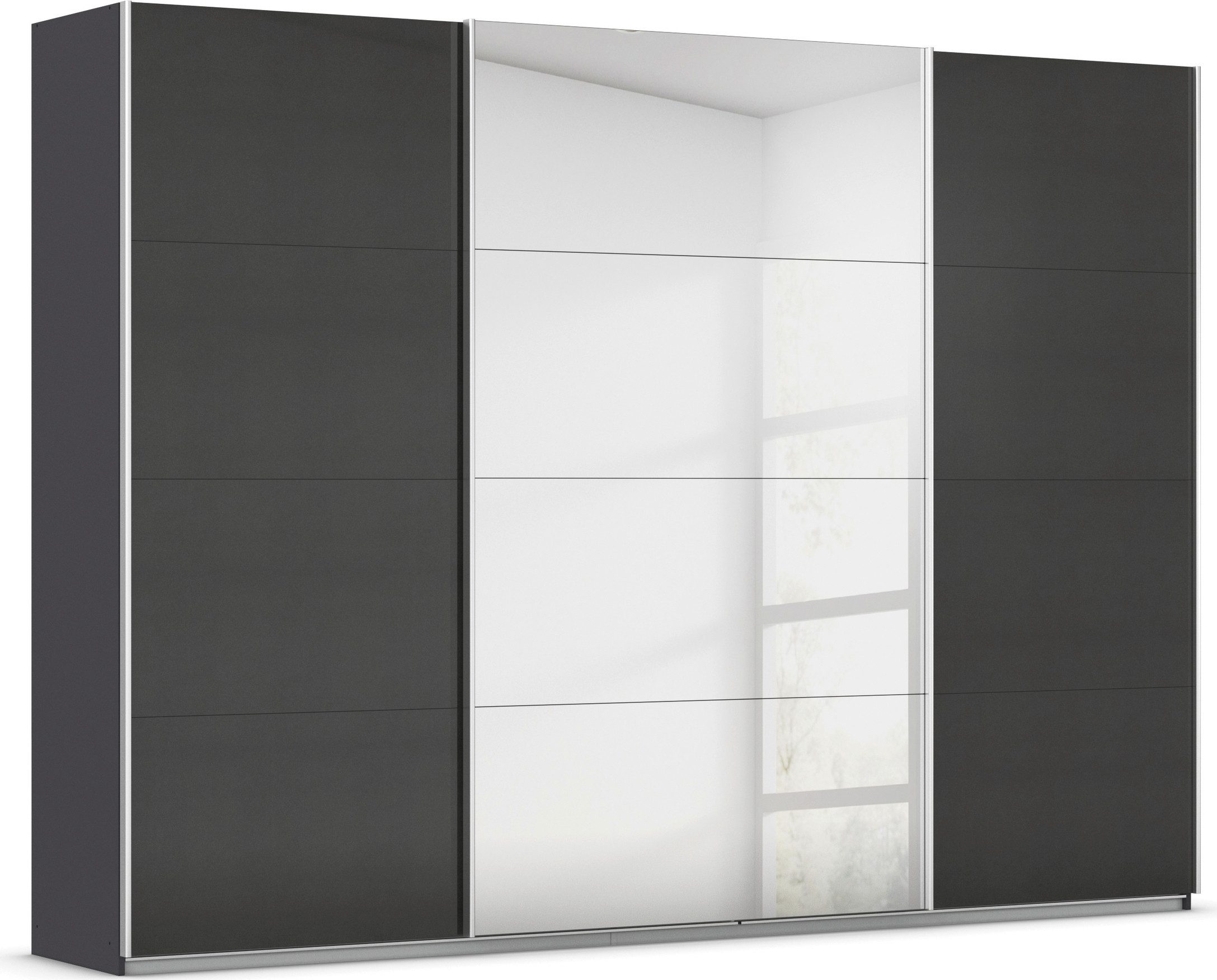 rauch Schuifdeurkast Kledingkast kast OTTO ́S CHOICE garderobe AGORDO Top interieur, in 4 breedtes en 2 hoogtes MADE IN GERMANY zweefdeurkasten grijs