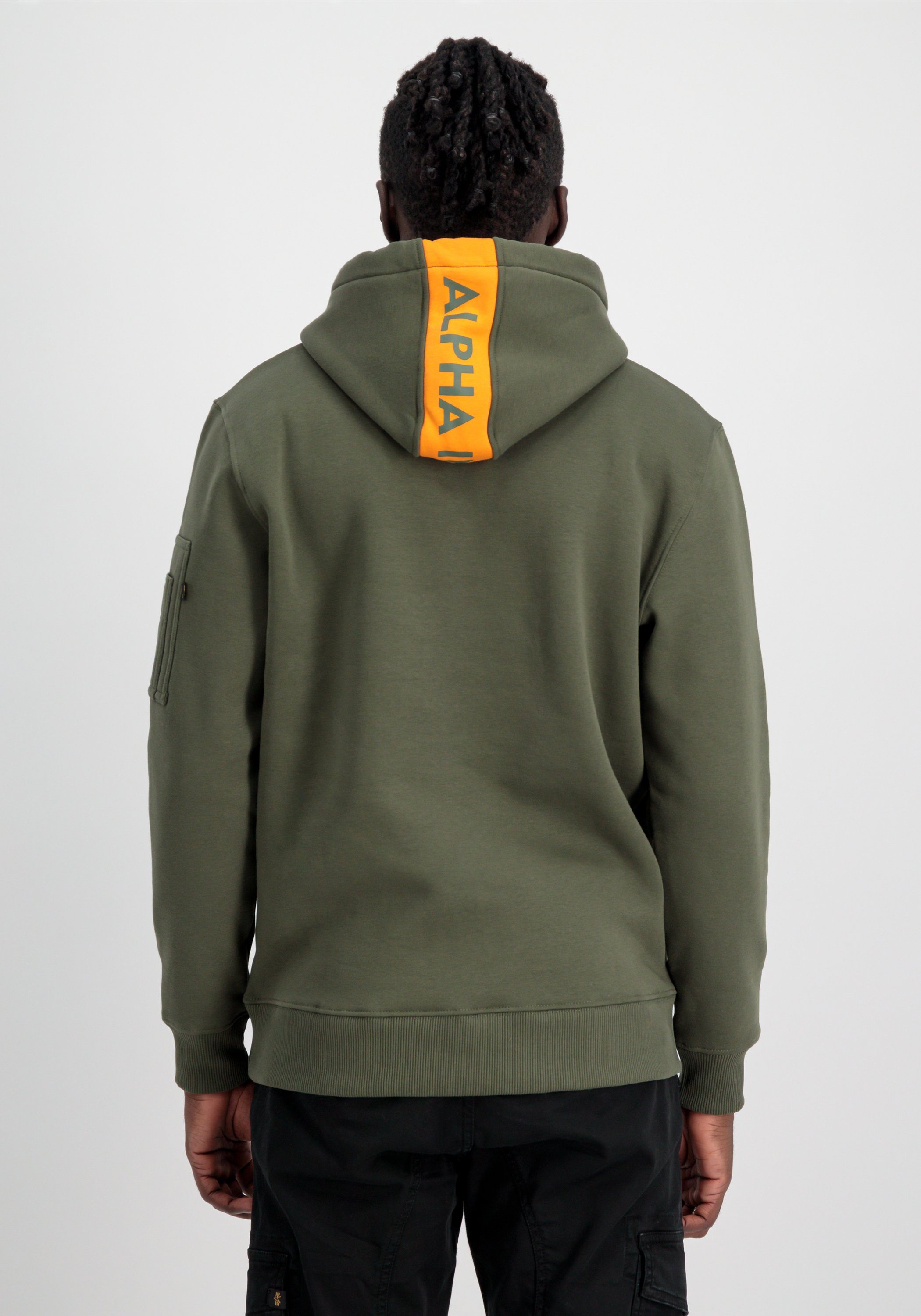 Alpha Industries Hoodie Alpha Industries Men - Hoodies Red Stripe Hoodie