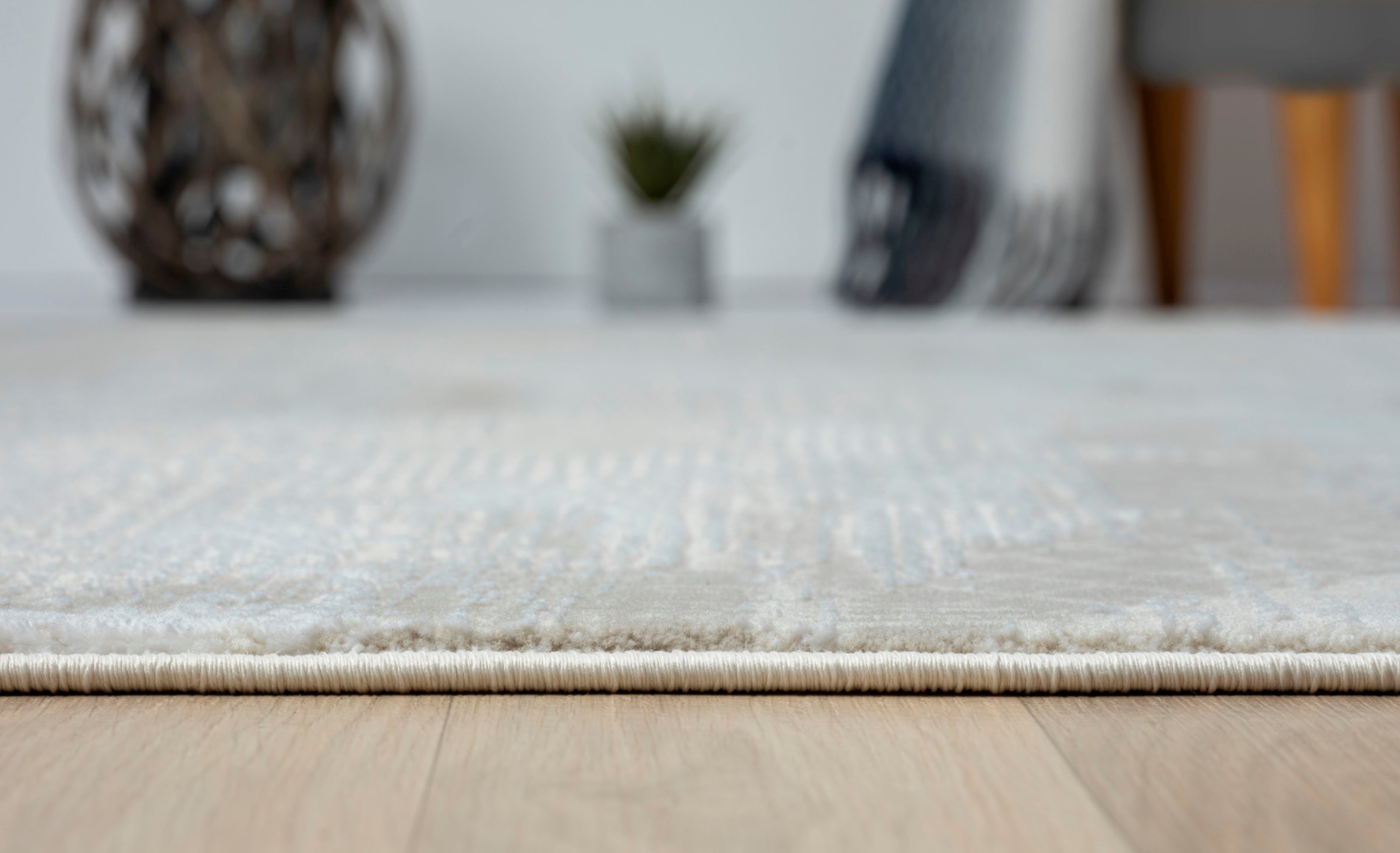 Myflair Möbel & Accessoires Vloerkleed Mijn Leven, MAGAZIJNOPRUIMING! Kortpolig, retro-stijl, bijzonder zacht door microvezel, met franjes