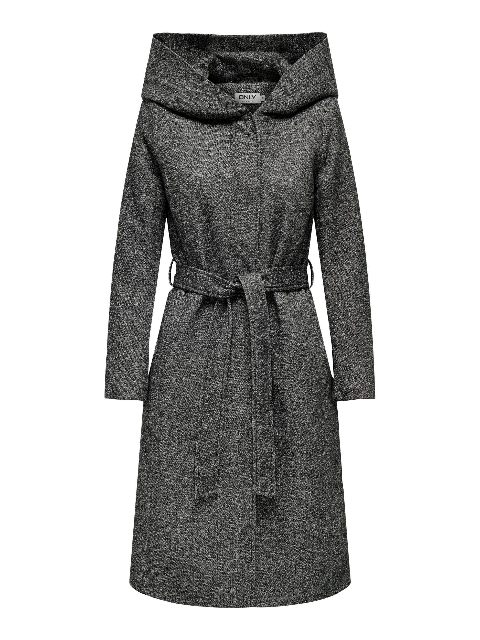 Only Lange jas ONLSEDONA LIGHT LONG BELT COAT OTW