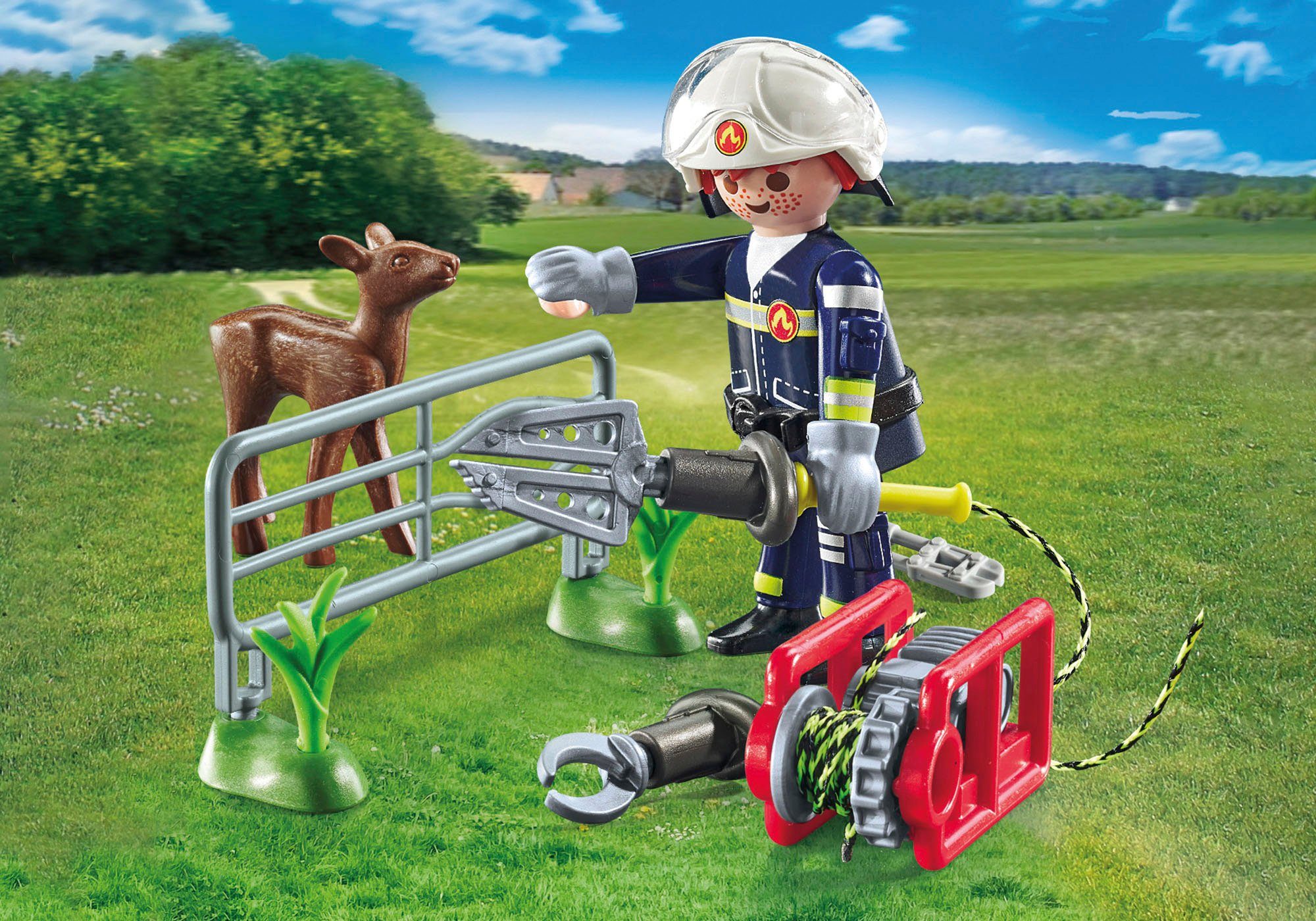 Playmobil® Constructie-speelset Dierenbescherming brandweer (71467), Action Heroes (22-delig)