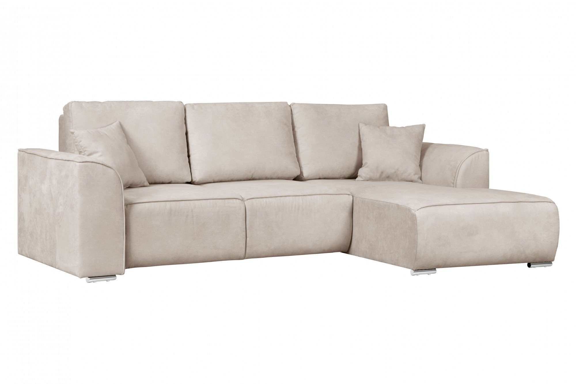 INOSIGN Hoekbank BEATRICE optionele slaapbank met bedlade, B/D/H: 265/170/86 cm