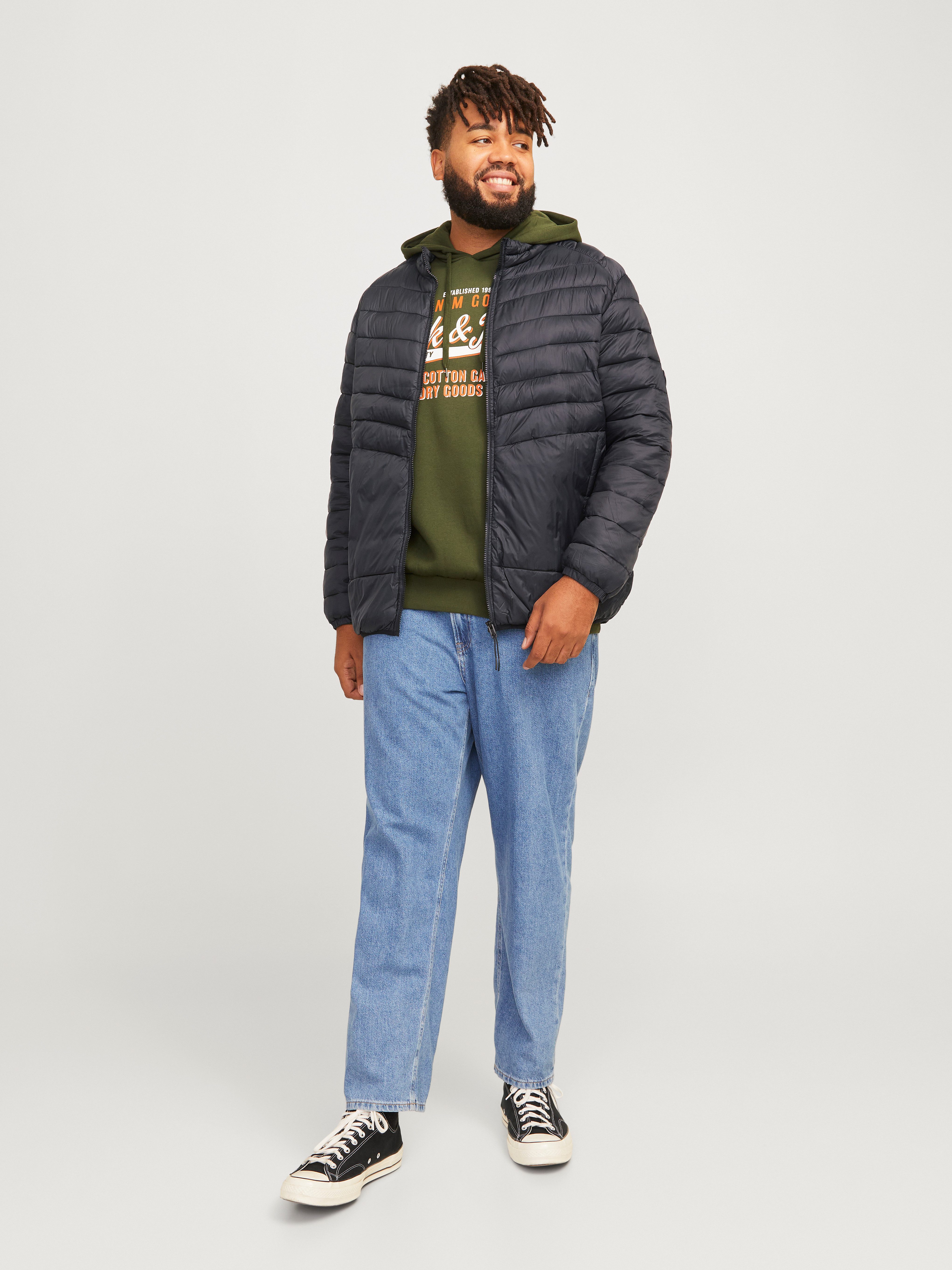 Jack & Jones PlusSize Gewatteerde jas JJESPRINT PUFFER COLLAR NOOS PLS