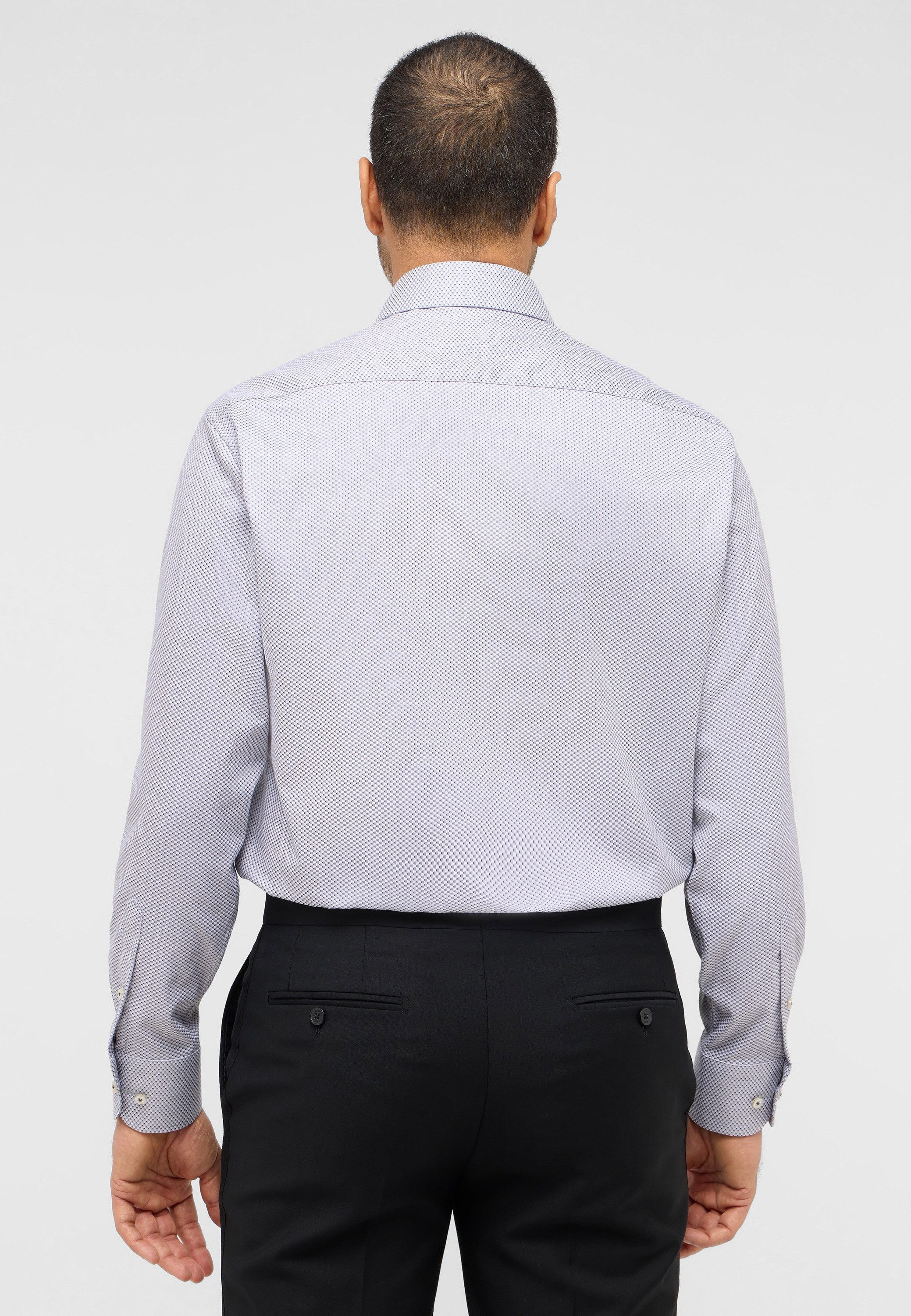 Eterna Overhemd met lange mouwen Comfort fit NON IRON (strijkvrij)