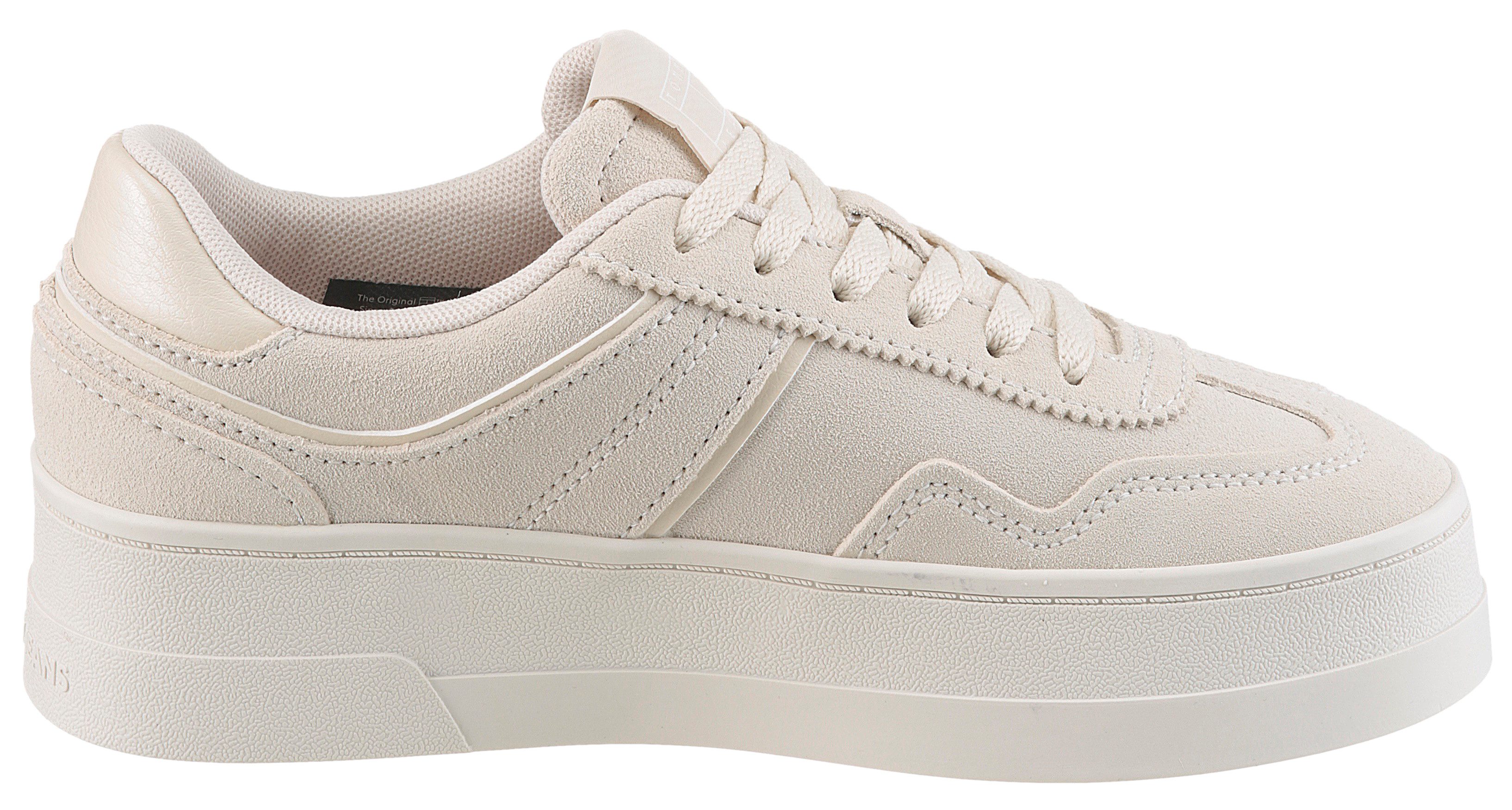 TOMMY JEANS Plateausneakers THE GREENWICH FLATFORM ELEVATED veterschoenen, vrijetijdsschoen, lage schoen met logo-applicatie