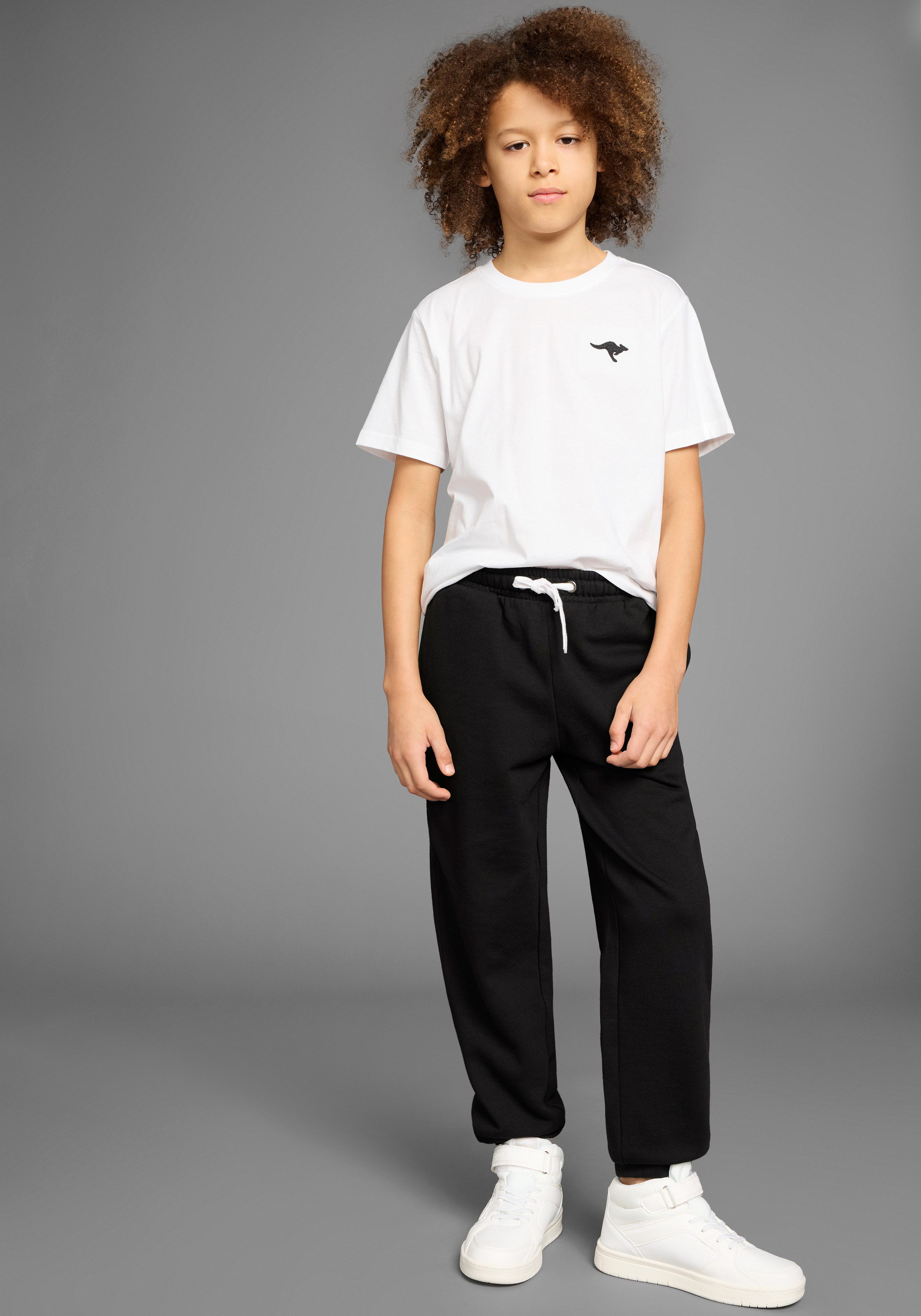 KangaROOS Sweatbroek Joggingbroek met logo borduursel