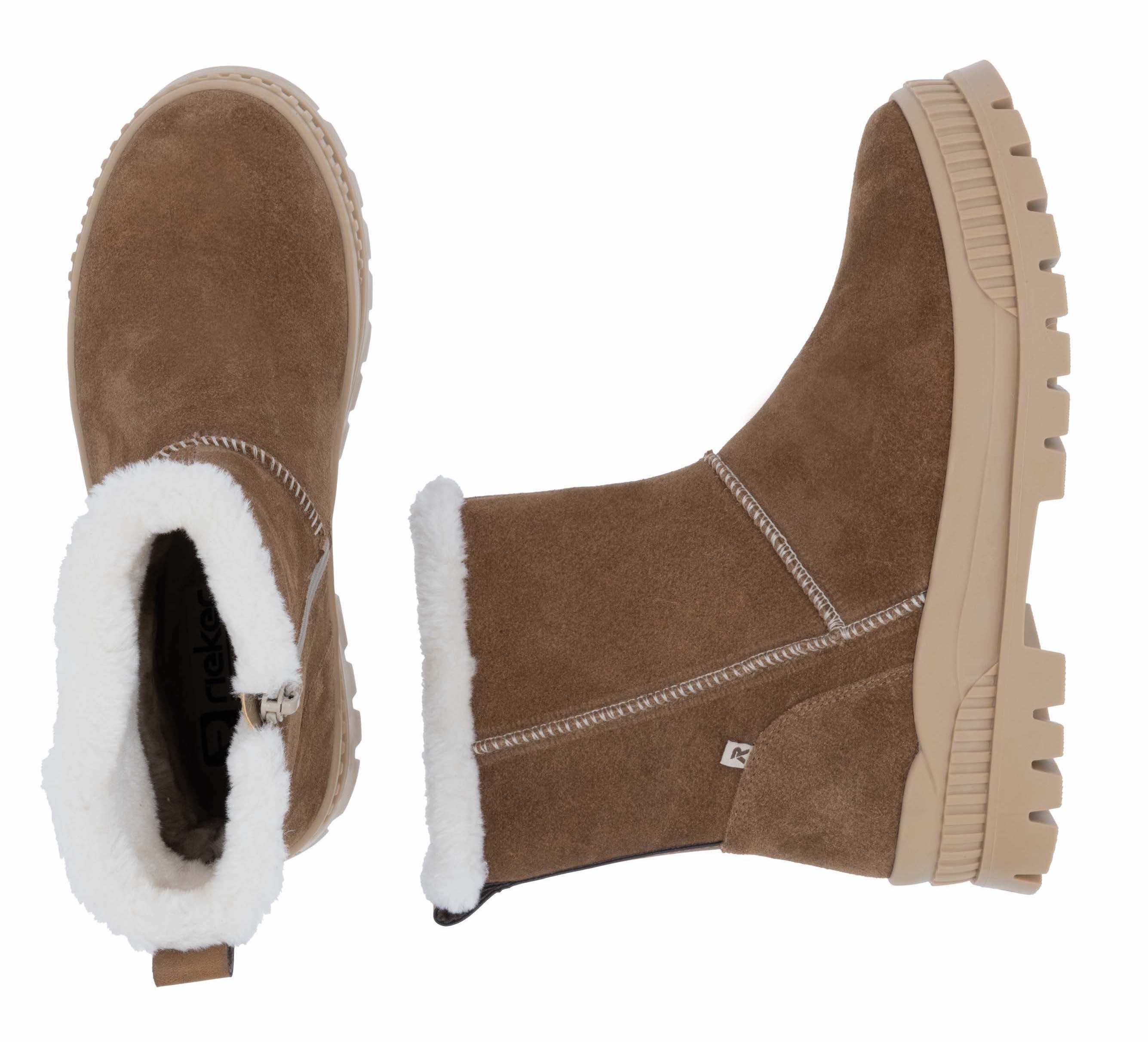 Rieker EVOLUTION Winterlaarzen winter-enkellaars, outdoorlaarzen met fiber grip-loopzool