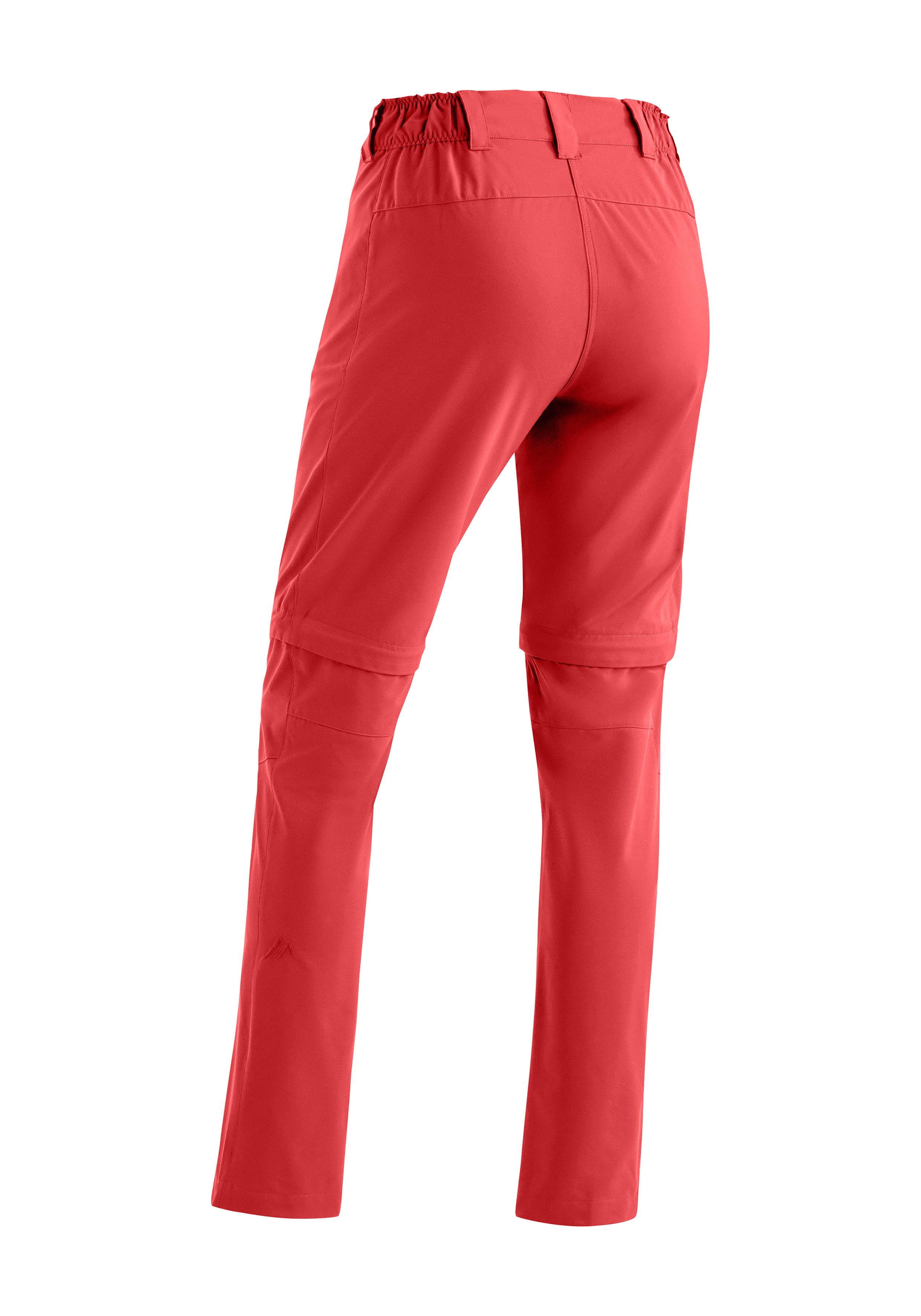 Maier Sports Outdoorbroek Nata Zip Loop Dames wandelbroek, zip-off functionele broek, 3 zakken, regular fit