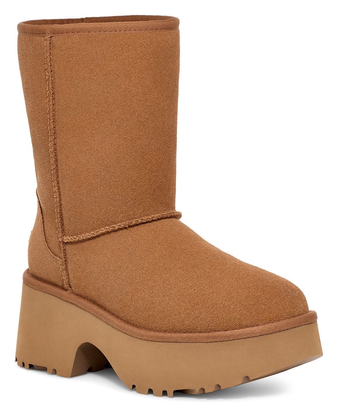 UGG Instaplaarzen CLASSIC SHORT NEW HEIGHTS , plateau laarzen, winterlaarzen, boots met binnenrits