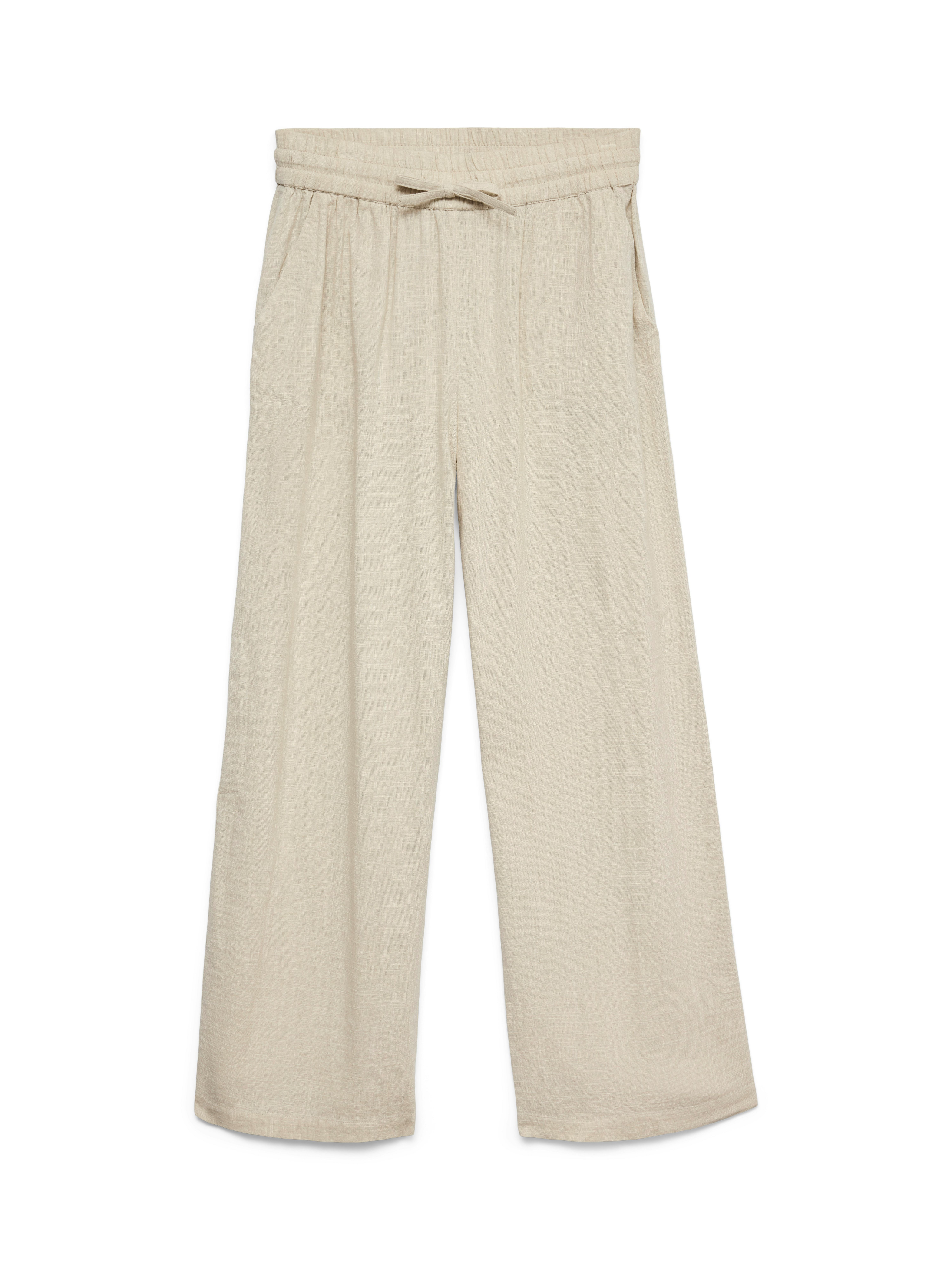 Vero Moda Comfortbroek VMCAIA MW WIDE PANT WVN NOOS