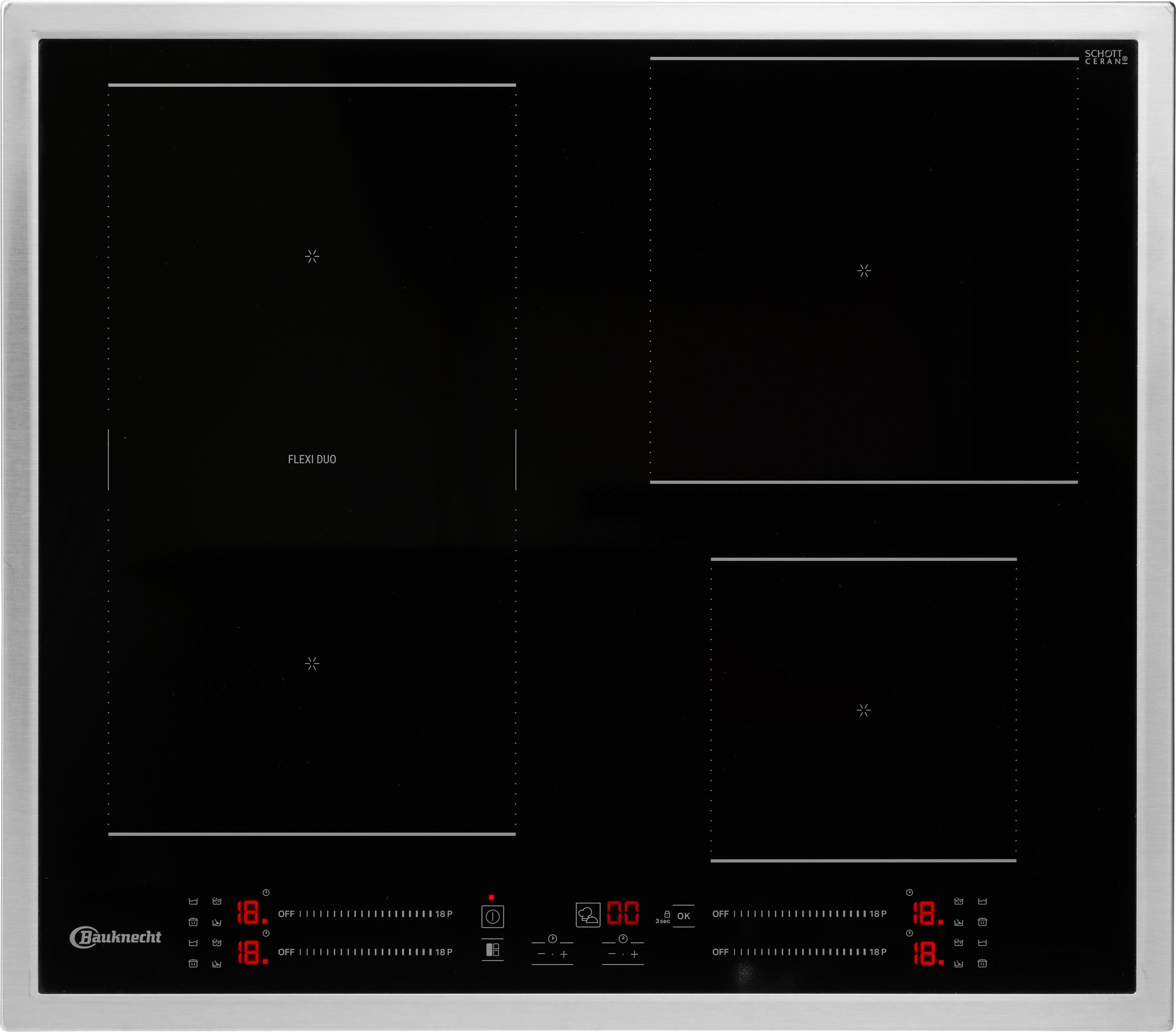 BAUKNECHT Inbouw ovenset BAKO 4 PF16 BLACK