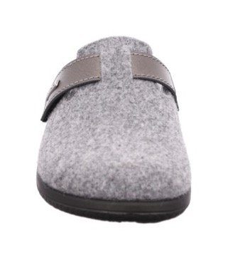 Rohde Pantoffels Bari pantoffel, klomp met klittenbandriem, in comfortbreedte g