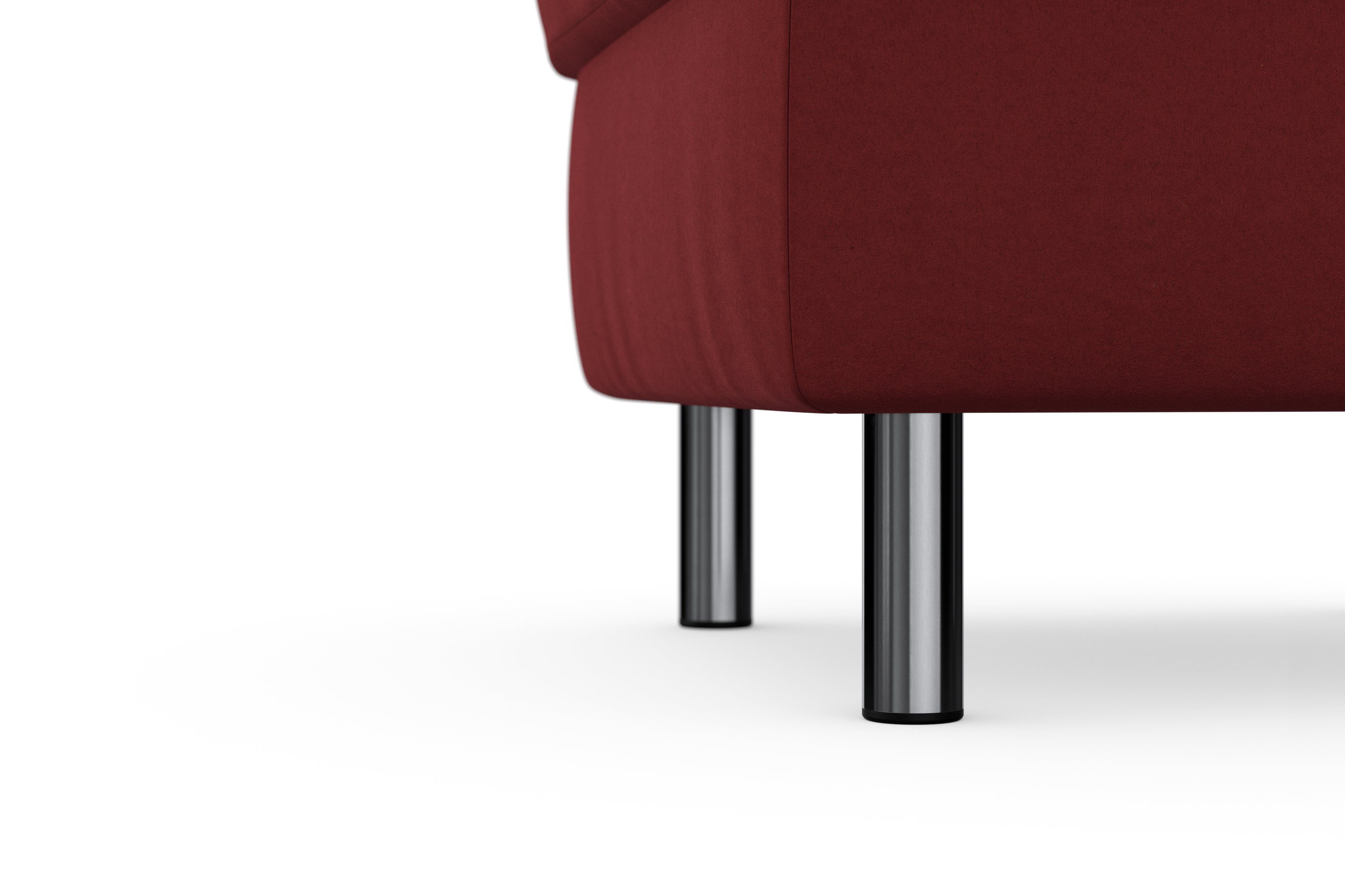 sit&more Hocker met bergruimte Sinatra Zitoppervlak is afneembaar, chroomkleurige, metalen poten