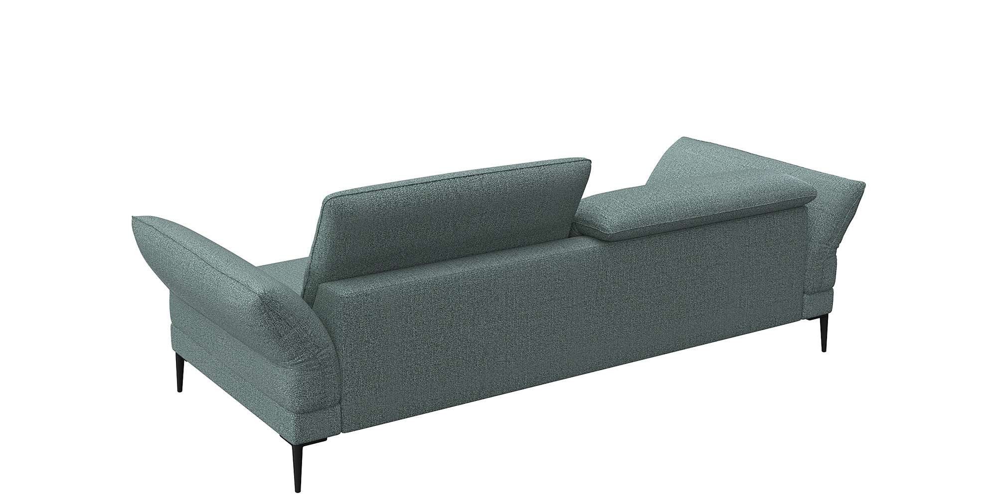 FLEXLUX 3-zitsbank Salino, functie-sofa, relaxsofa Bank met arm- en hoofdeinde verstellingen, koudschuim & staalgolven