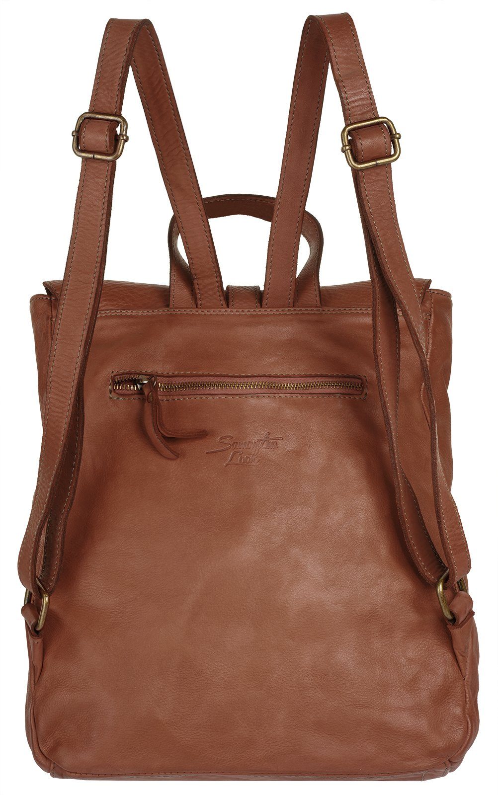 Samantha Look Rugzak echt leer, made in italy