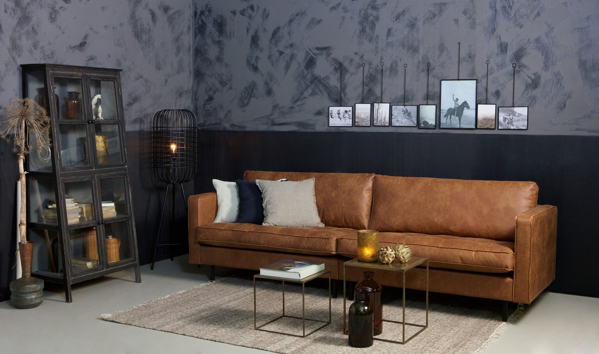 WOOOD 3-zitsbank Rodeo Classic vrijstaand, h 83 cm x b 275 cm
