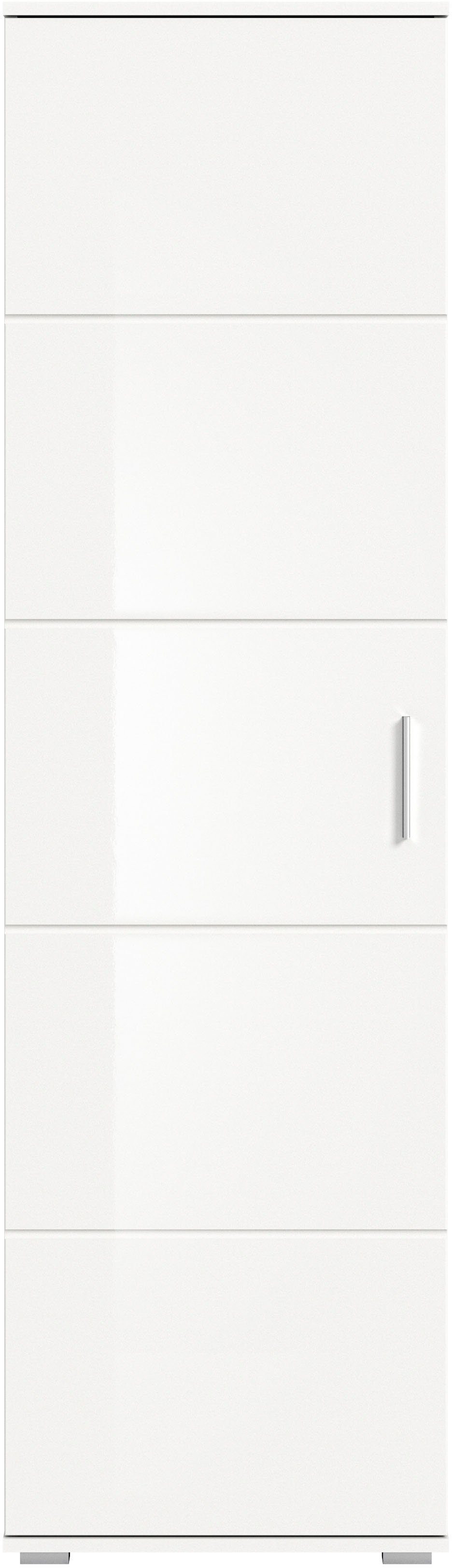 INOSIGN Kledingkast Valge, Hoogte 191 cm, 1 Deur, 2 vaste Planken, uitschuifbare kledingstang